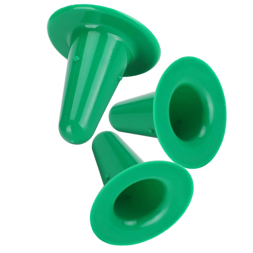 3pcs Plastic Cow Fake Nipples - Hard Sheep Teats for Cattle & Small Animal Milk Feeding (Blue) - Perfect for Calves, Lambs, and Pet Bottle Feeding