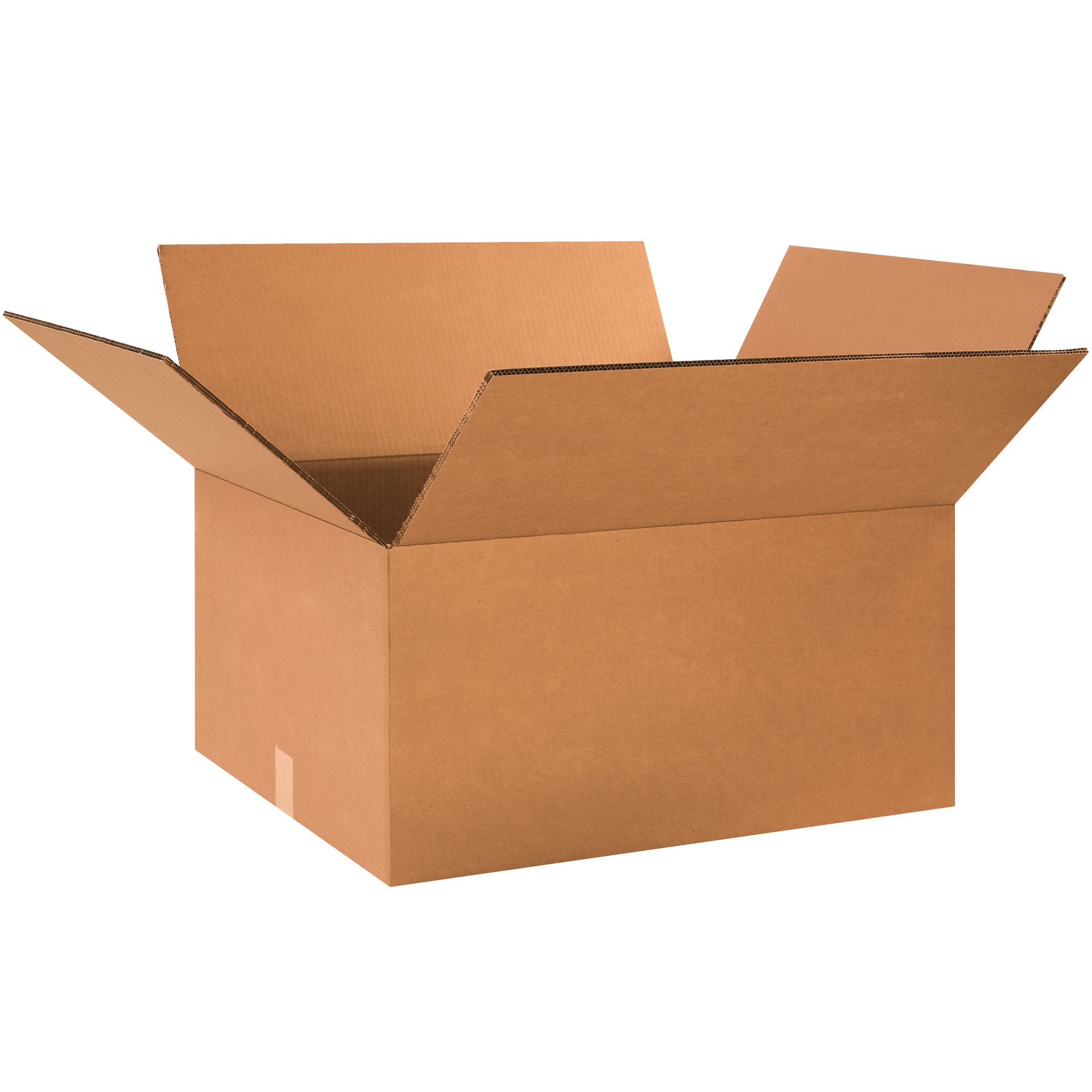 Double Wall Corrugated Shipping Boxes 24x16x8 Inches - Heavy Duty Kraft Moving Boxes (Pack of 15) for Ecommerce, Storage & Home Moving