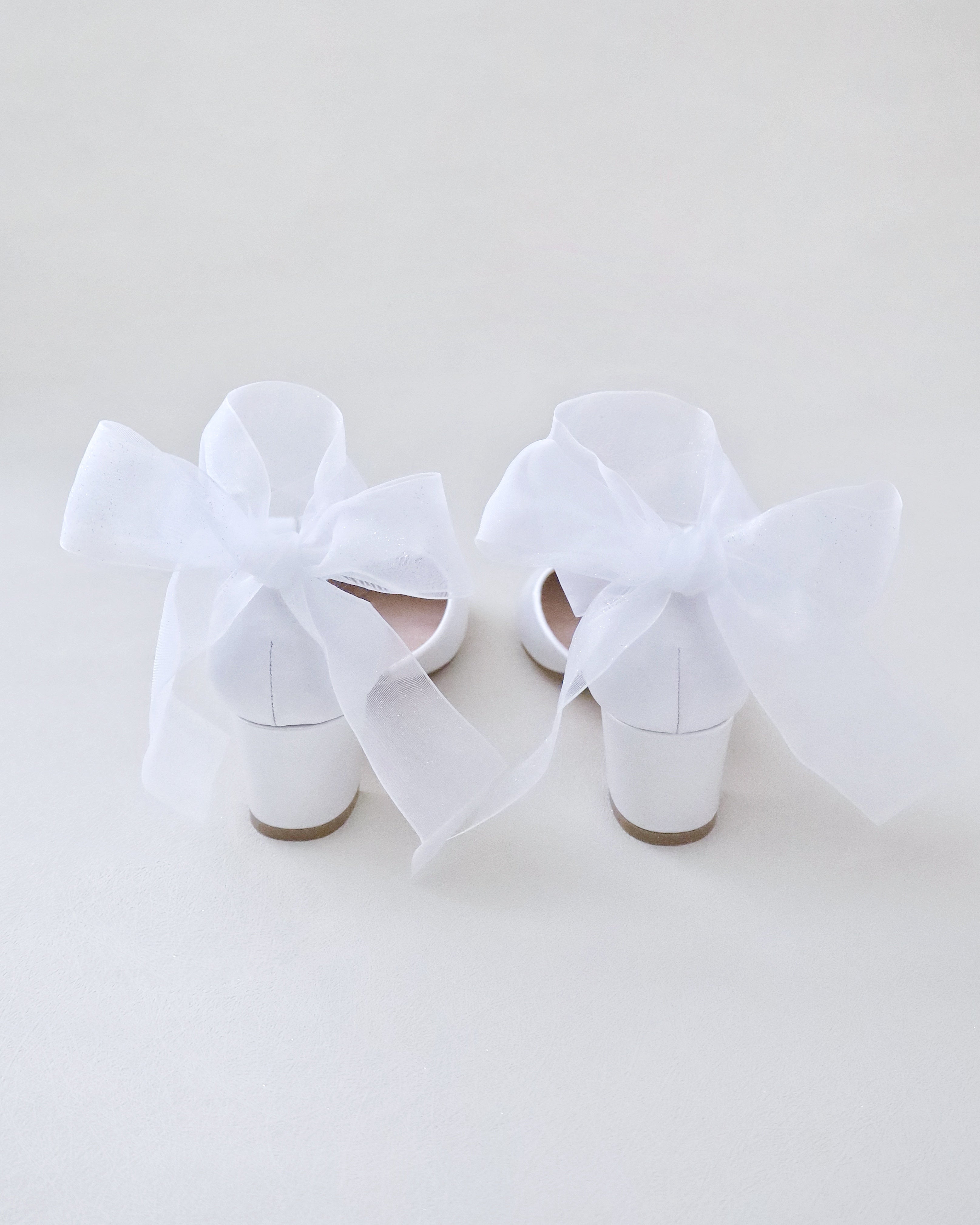 Elegant Girls Satin Block Heel Sandals with Wrapped Ankle Tie - Perfect for Weddings, Parties & Special Occasions