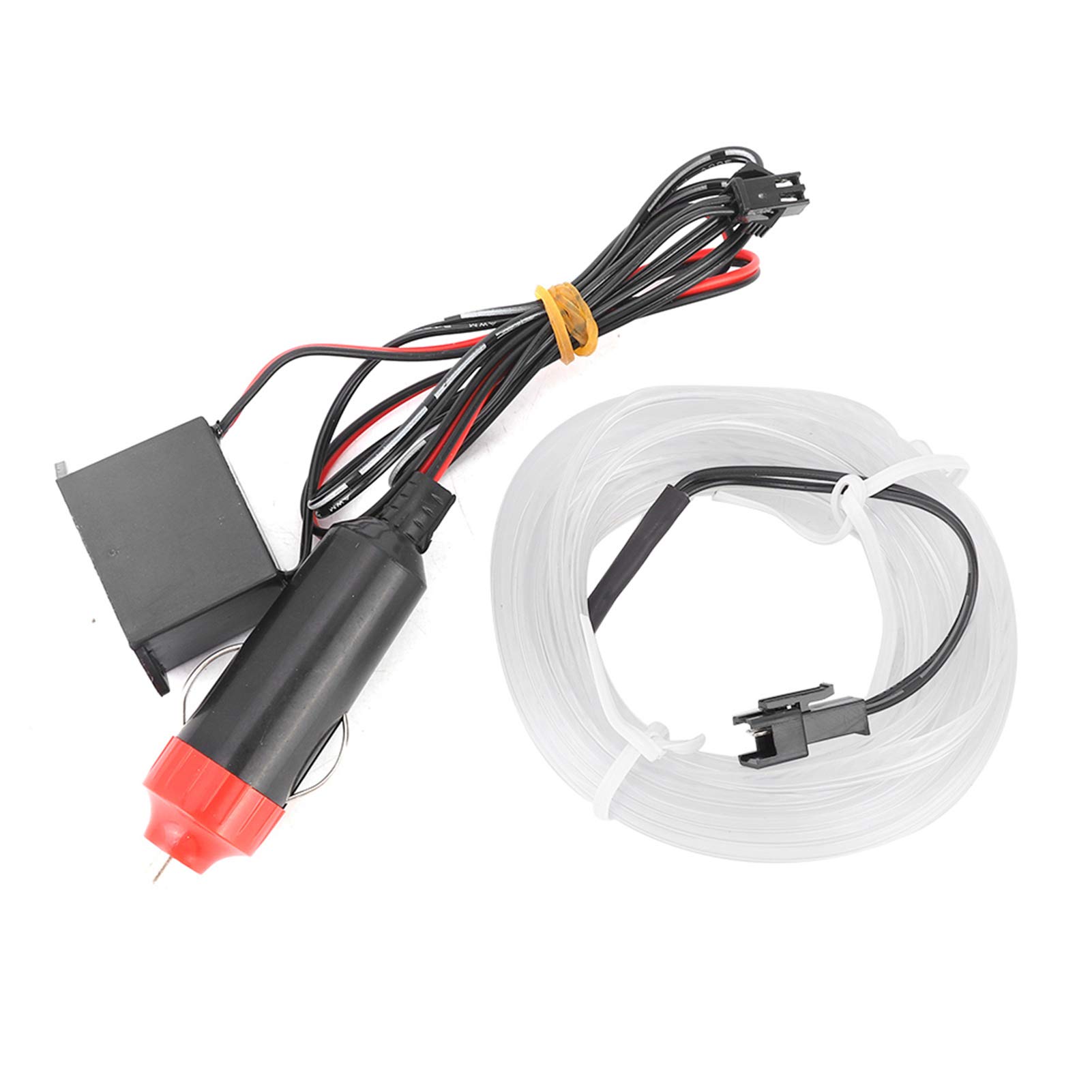 110V Universal Car LED Interior Light Strip - Red EL Cold Lamp for Auto Decoration & Modification | Perfect for Toyota Avensis, Night Driving & Custom Car Lighting