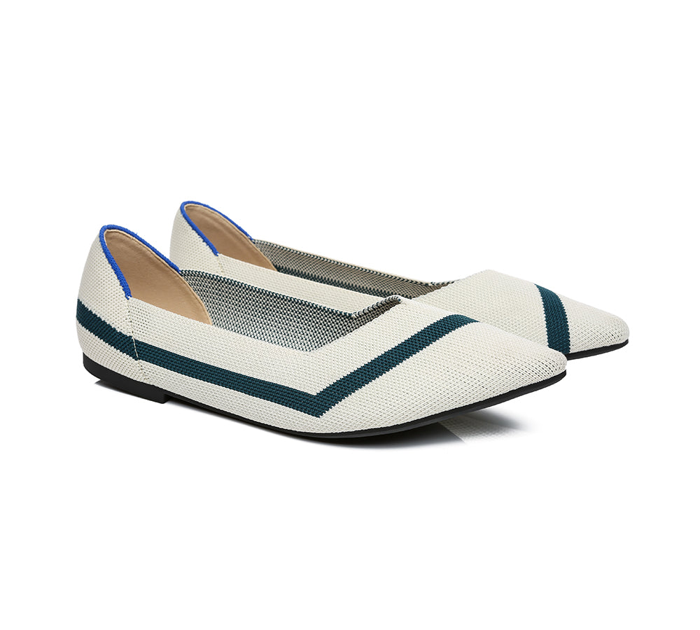 TARRAMARRA® Women's Foldable Pointed Toe Ballet Flats - Comfortable & Stylish Slip-On Shoes for Work, Travel & Everyday Wear