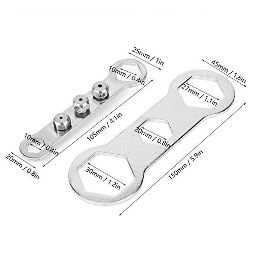 Black Electric Rivet Gun Adapter Kit - Cordless Drill Insert Nut Tool with 4 Convertible Heads & 2 Wrenches | Perfect for DIY Projects, Metalworking, and Home Repairs