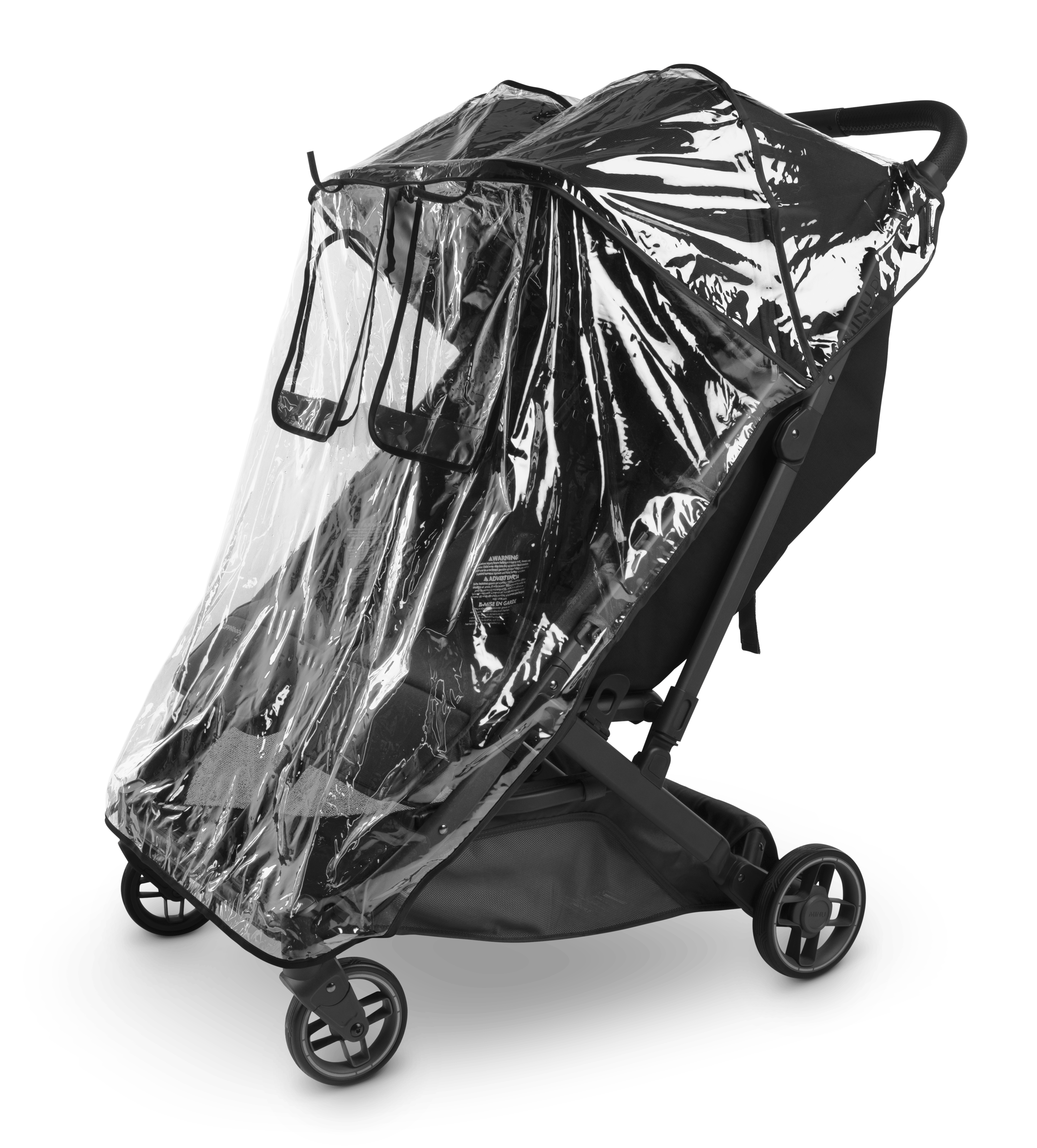 UPPAbaby Minu Duo Rain Shield - Waterproof Stroller Cover for Baby Protection | Perfect for Rainy Days & Outdoor Adventures