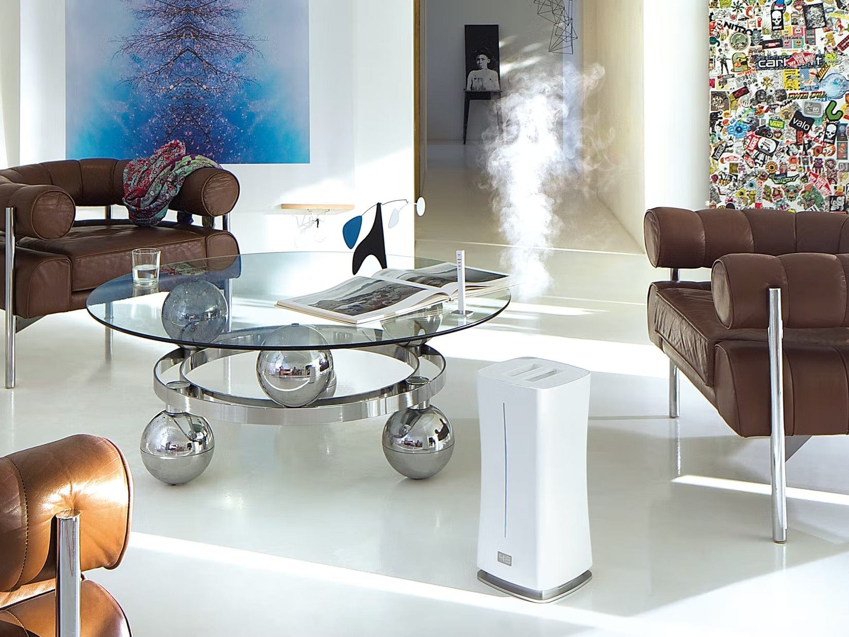 Stadler Form EVA Smart WiFi Humidifier for Large Rooms - Quiet Ultrasonic Air Moisturizer for Home, Office & Bedroom Use