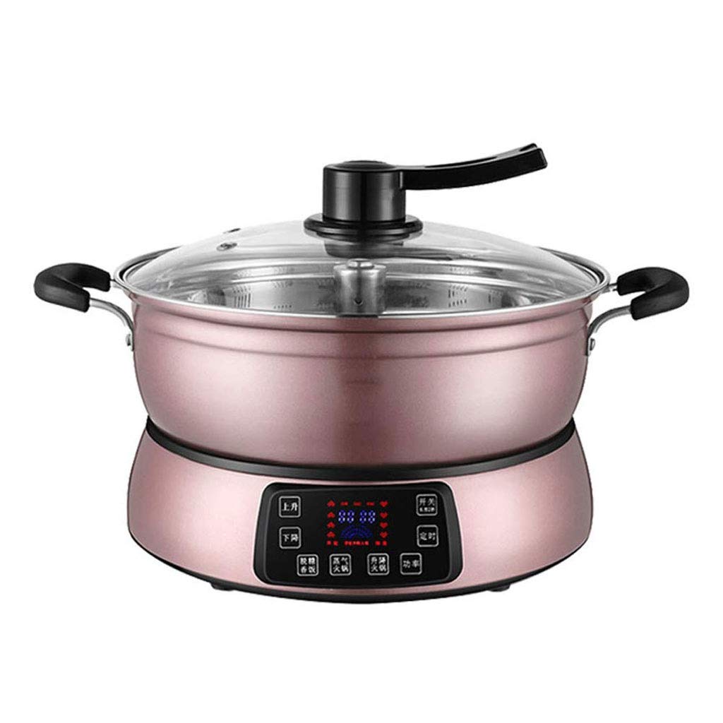6L Multifunctional Intelligent Electric Steamer with Auto Lift - Smart Hot Pot Steamer for Home Kitchen & Restaurant Use | Perfect for Family Dinners, Hot Pot Parties & Commercial Cooking (Color Options: A/B)