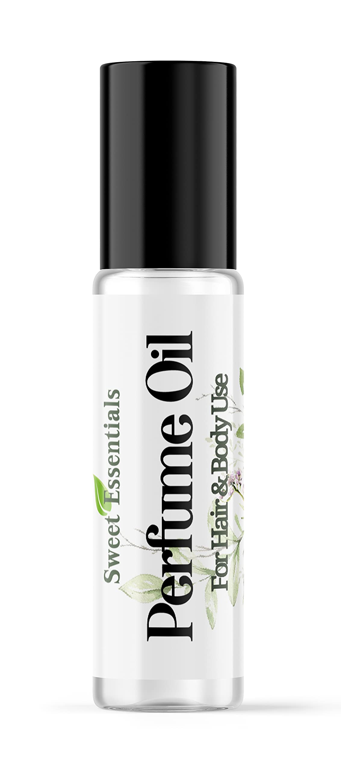 Organic Vanilla & Spun Sugar Fragrance Oil Roll-On - Alcohol, Silicone & Preservative Free Perfume for Hair & Body (0.33 fl oz) | Perfect for Daily Wear, Gifts & Aromatherapy