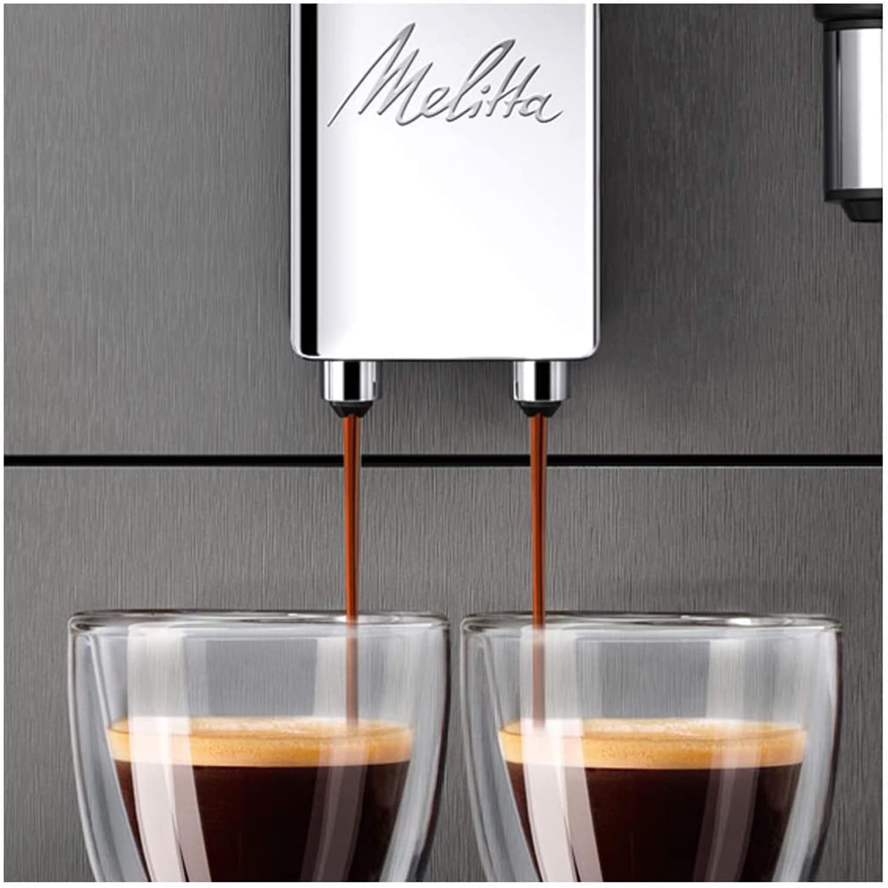 Melitta Fully Automatic Coffee Machine - Avanza Series 600, Stainless Steel, 1450W, 1.5L Capacity for Home & Office Use | Perfect for Espresso, Latte & Cappuccino Lovers