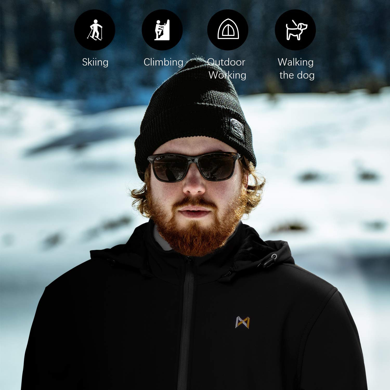 Heated Jacket for Men & Women - Winter Warm Electric Heated Coat with USB Charging - Perfect for Outdoor Activities, Camping, Hiking and Cold Weather