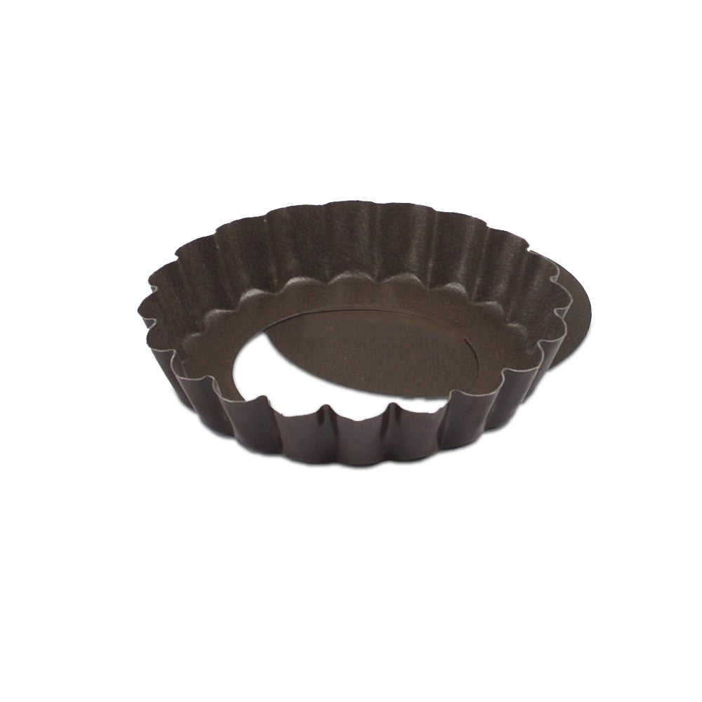 Non-Stick Removable Bottom Tart Pan - 9 Inch Round Loose Base Tartlet Mold for Baking Pies, Quiches, and Desserts | Perfect for Home Bakers and Professional Chefs