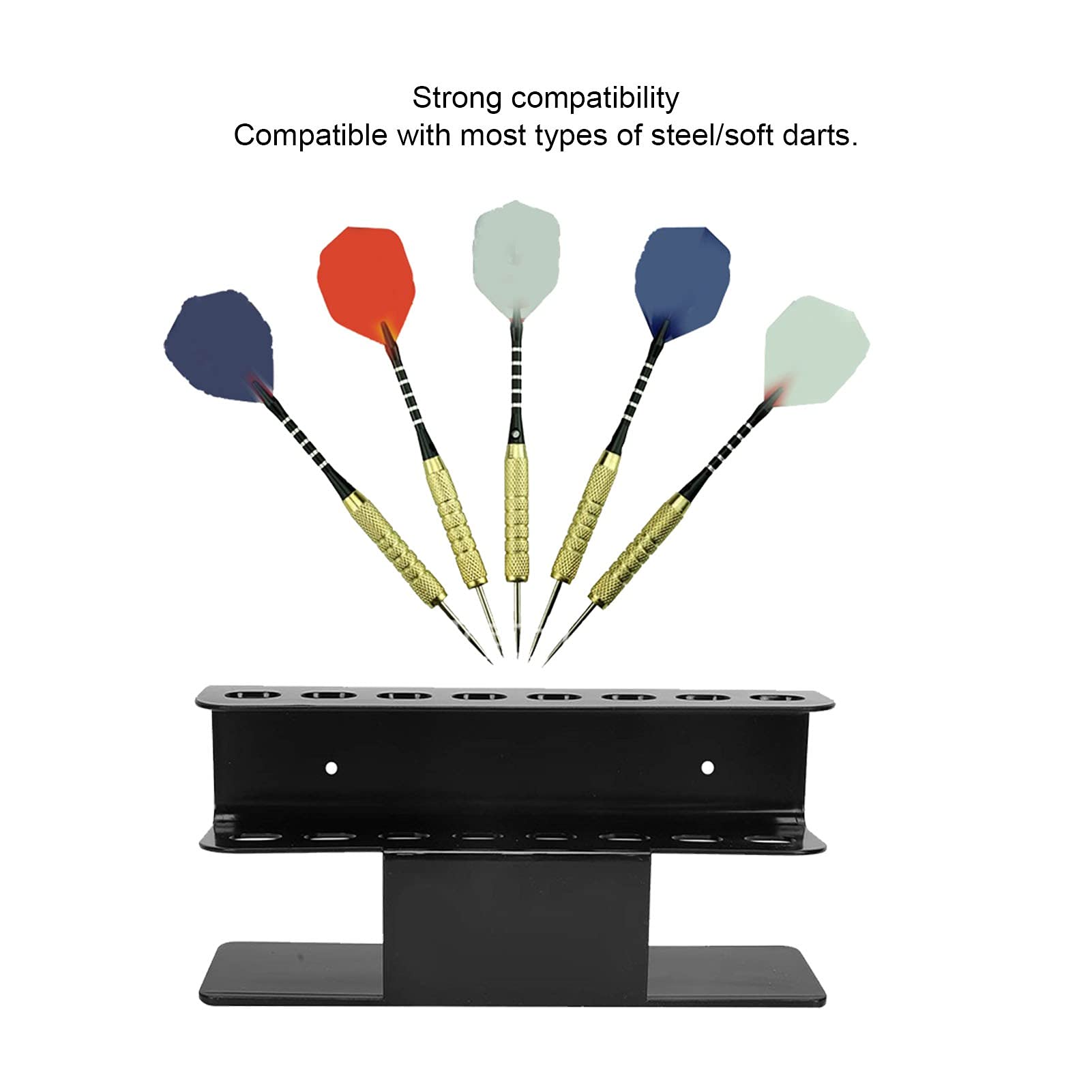 Acrylic Dart Wall Rack - Wall Mounted Darts Holder & Display Stand for Indoor Pin Darts | Durable Storage Solution for Fitness Rooms, Living Rooms & Home Gyms | Perfect for Game Nights & Sports Training