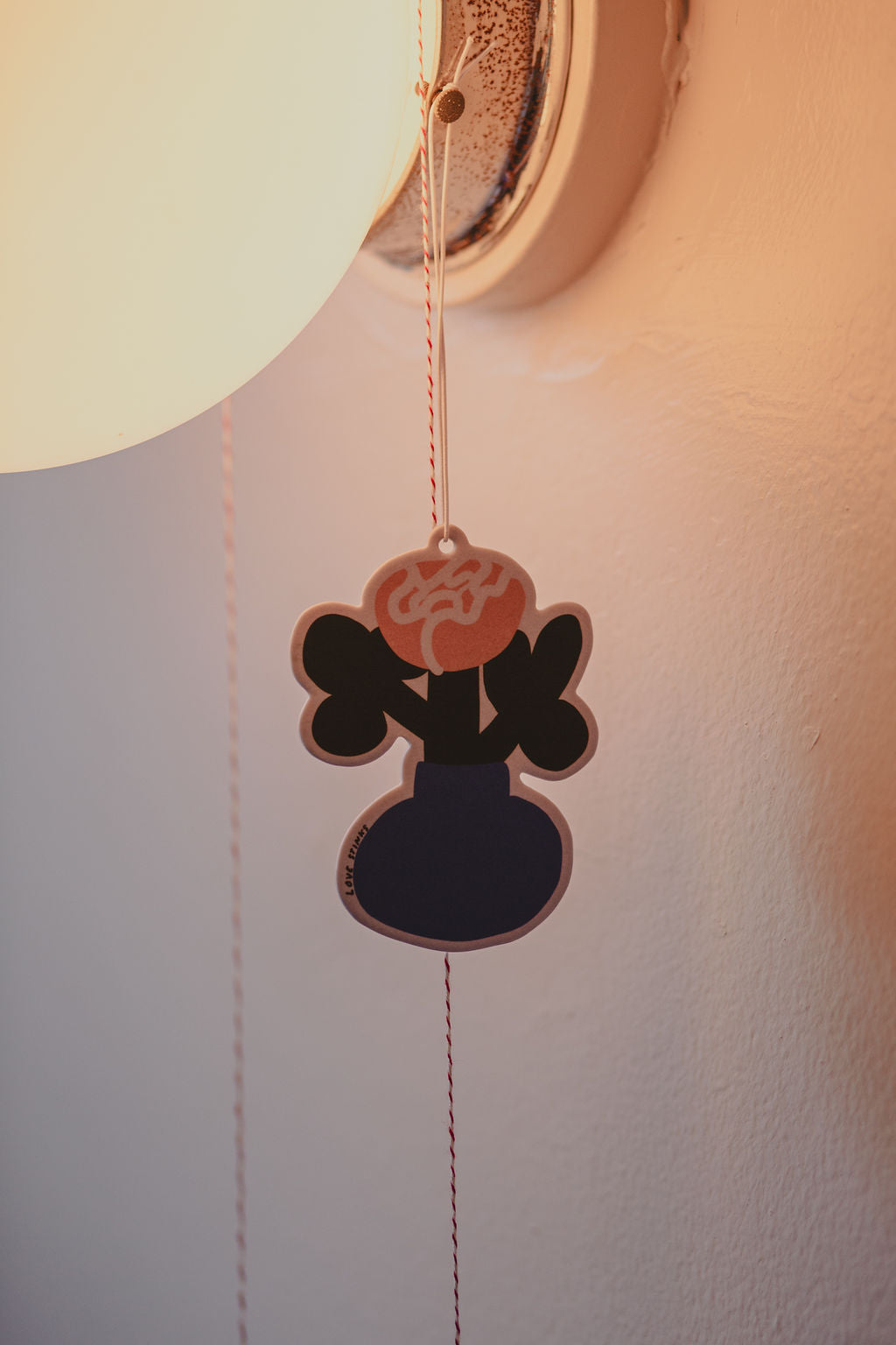 Natural Rose Scented Air Freshener for Home & Car - Long-Lasting Fragrance for Freshening Rooms, Offices, and Vehicles