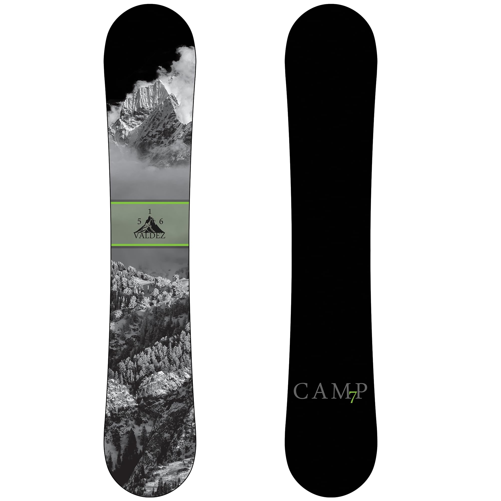Valdez Men's All-Mountain Snowboard - Lightweight & Durable for Freestyle & Powder Riding | Perfect for Backcountry, Park & Resort Snowboarding
