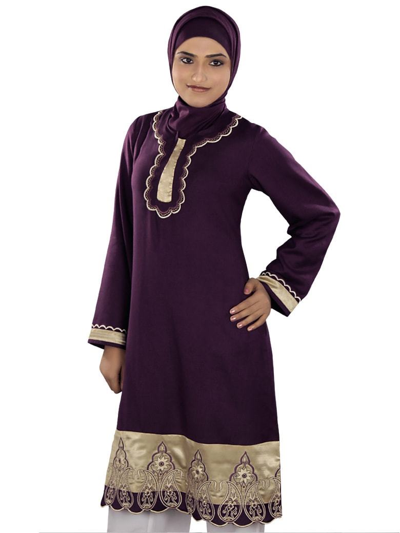 Afiyah Long Tunic for Women - Stylish Flowy Loose Fit Top with Side Slits - Perfect for Casual Wear, Office Outfits & Boho Fashion