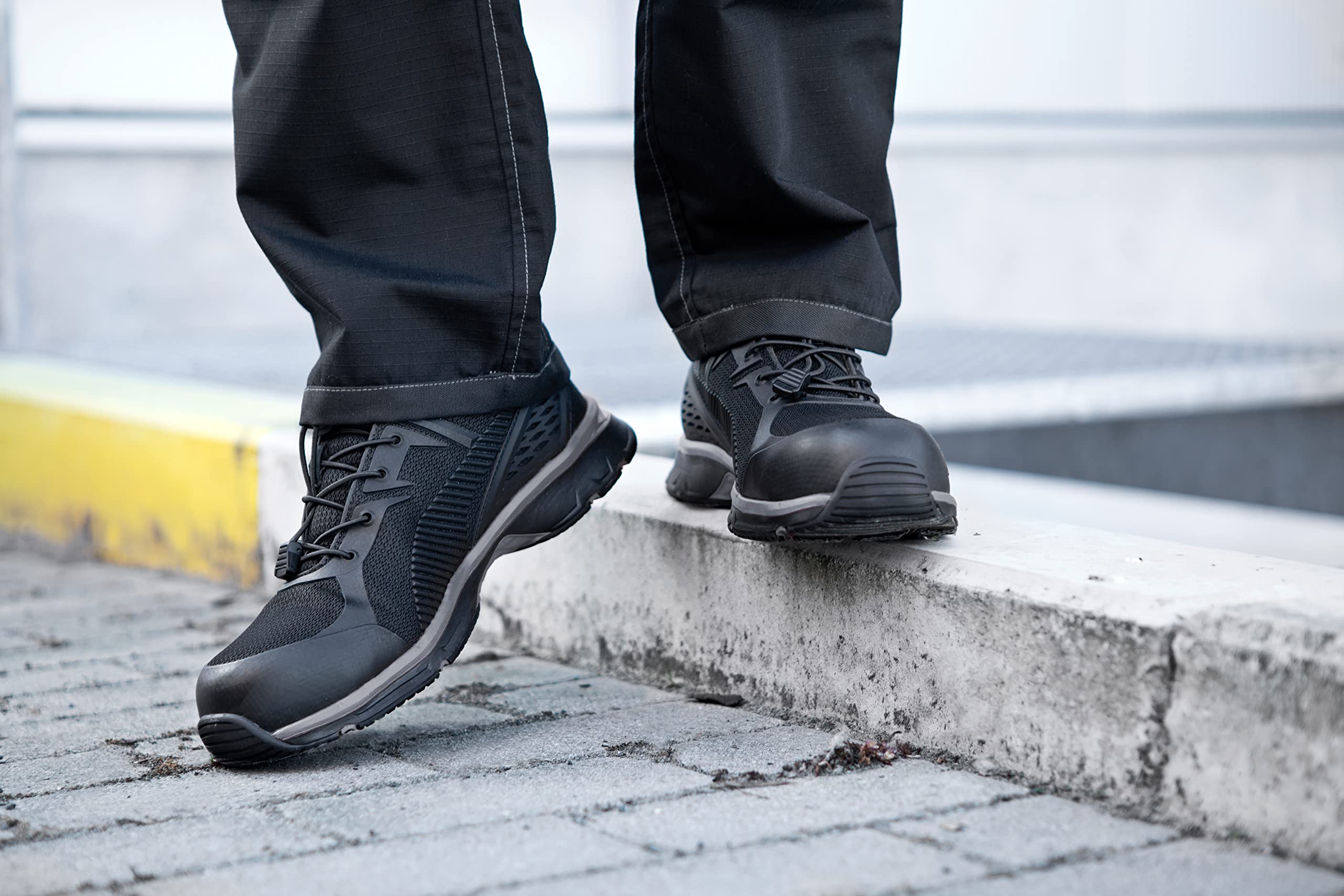 PUMA Safety Fuse Motion 2.0 Men's Composite Toe Work Shoes - Slip Resistant, Breathable & Static Dissipative for Construction, Warehouse & Industrial Safety Workwear
