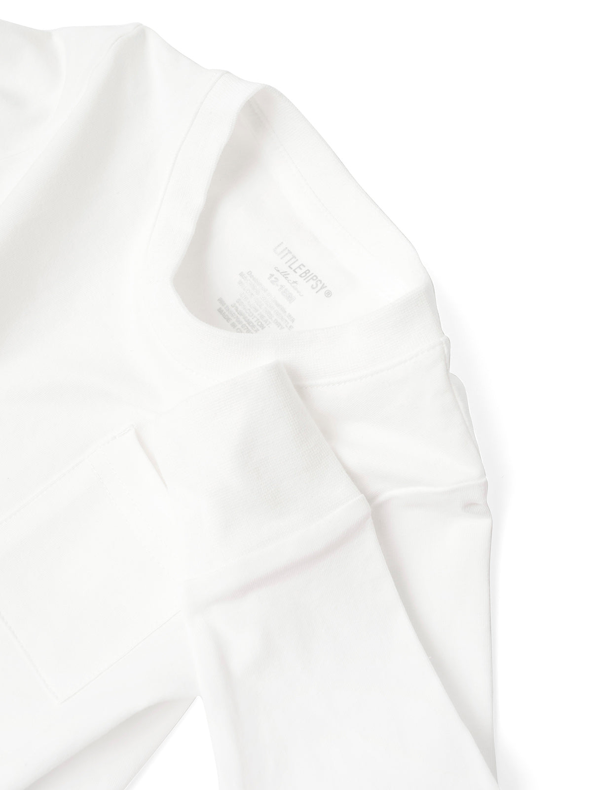 Long Sleeve Pocket T-Shirt for Men - Comfortable Cotton White Casual Shirt | Perfect for Everyday Wear, Work & Outdoor Activities