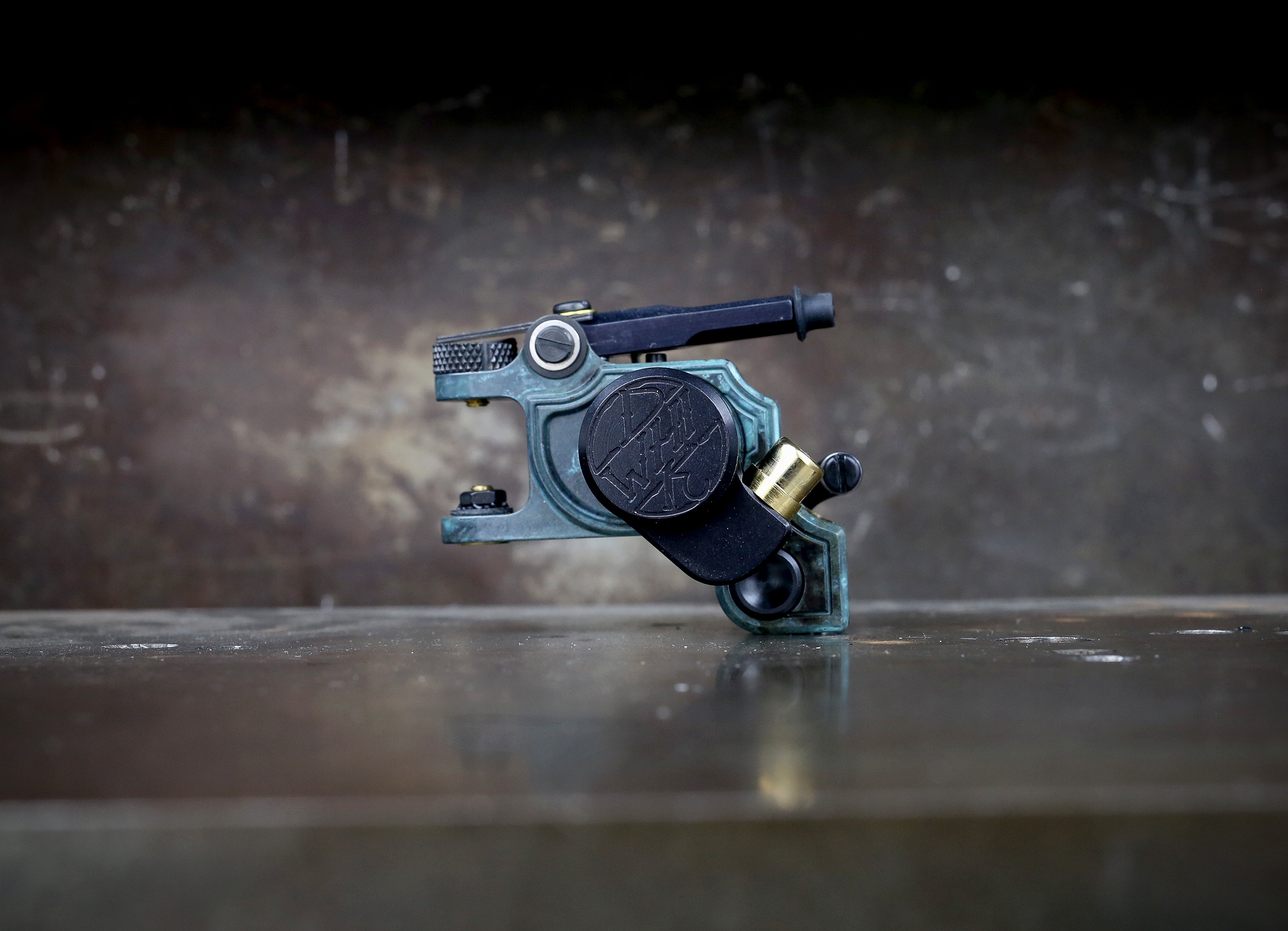 Dan Kubin V3/24 Sidewinder Verdigris x Black RCA Cable - High-Quality Audio Cable for Home Theater, Studio Recording & DJ Equipment