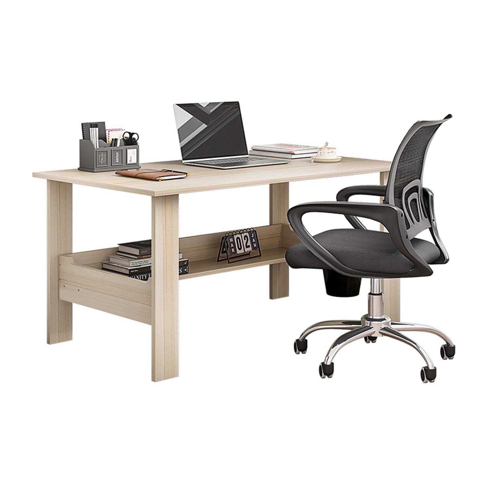 Compact Black Corner Desk for Small Spaces - Study Desk for Teens & Students, Laptop Workstation, Perfect for Bedroom & Dorm Rooms | Space-Saving Homework & Office Solution