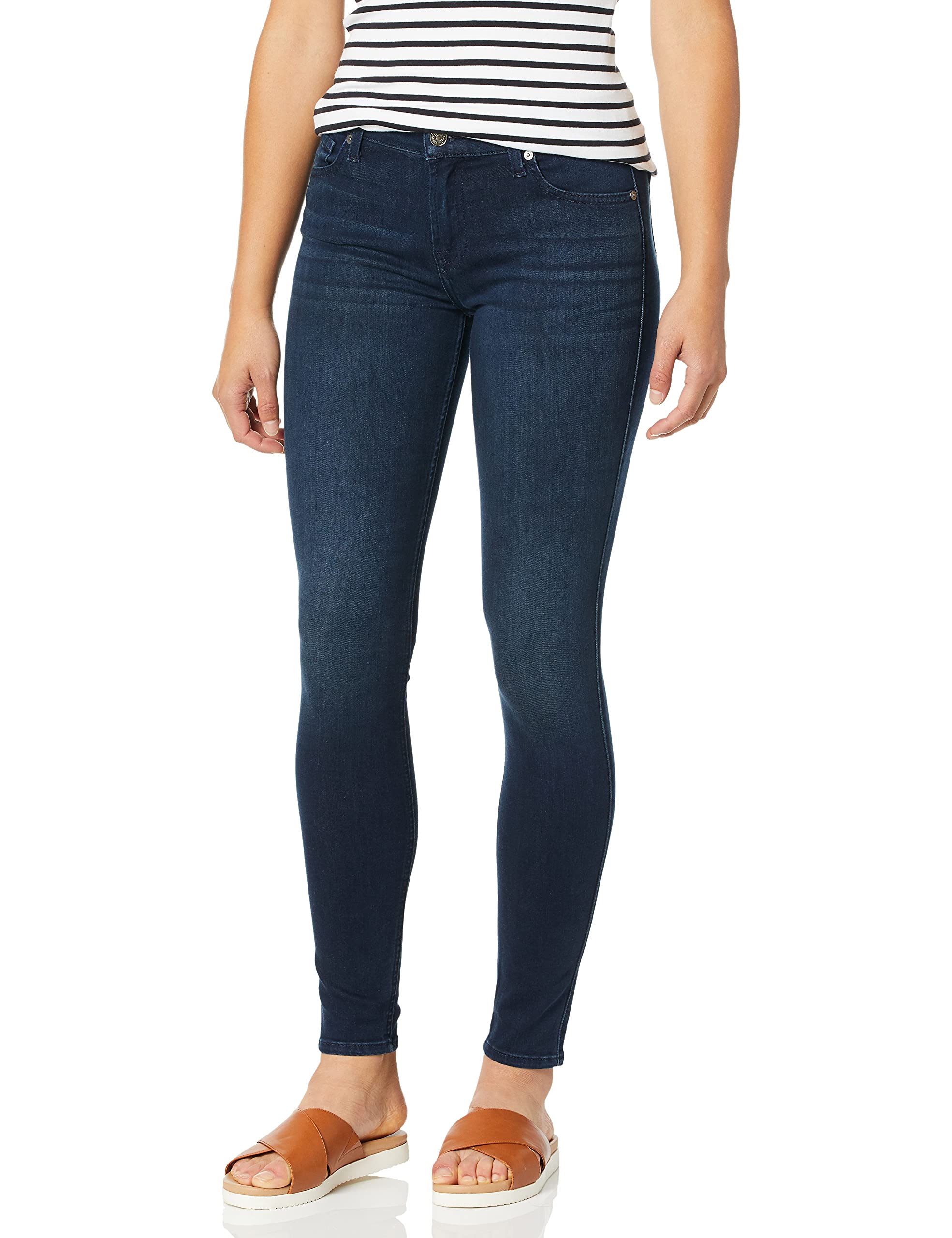 7 for All Mankind Women's Gwenevere Skinny Mid Rise Jeans - Stretch Denim Pants for Casual Wear & Night Out | Perfect for Work, Dating & Everyday Fashion
