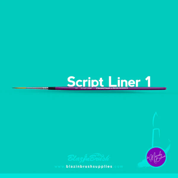 Blazin Brush Script Liner #1 - Premium Calligraphy Pen for Hand Lettering & Art Projects | Perfect for Wedding Invitations, DIY Crafts, and Creative Journaling