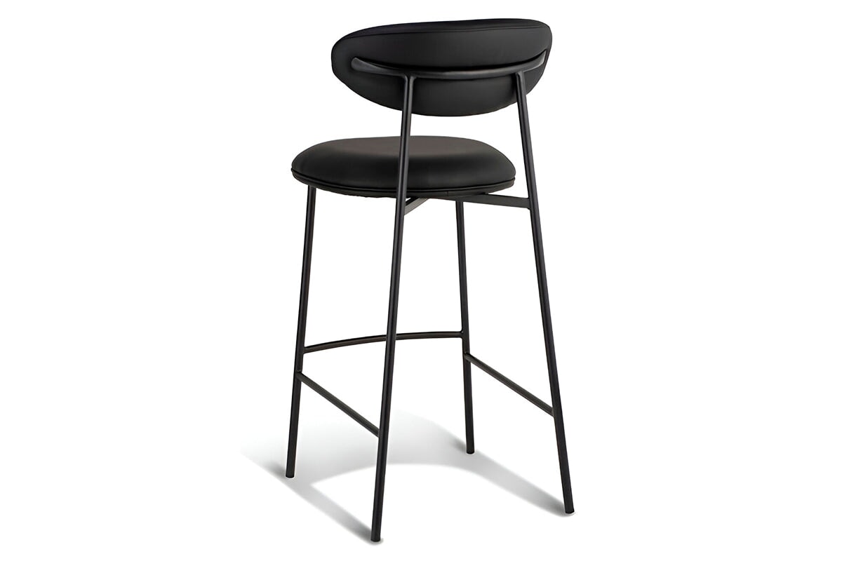 MS Hospitality Bonnie Stool - 29.5 Inch Seat Height [39H x 17.7W] - Perfect for Home Bar, Kitchen Island & Commercial Use