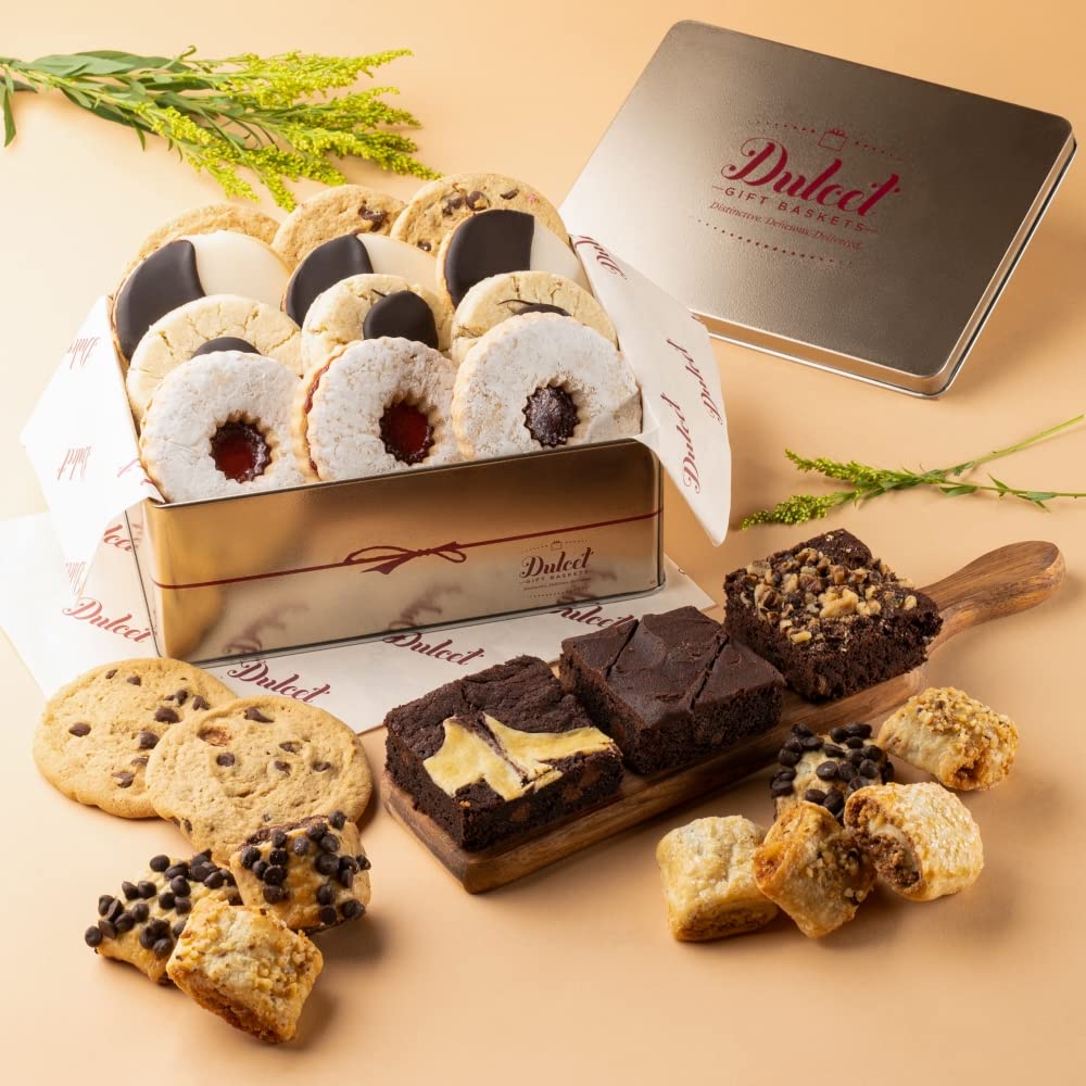 Premium Gourmet Food Gift Baskets for All Occasions - Holidays, Birthdays, Sympathy, Get Well, Family & Office Gatherings - Perfect for Men & Women by Dulcet Gift Baskets | Ideal for Corporate Gifts, Holiday Parties & Thoughtful Surprises