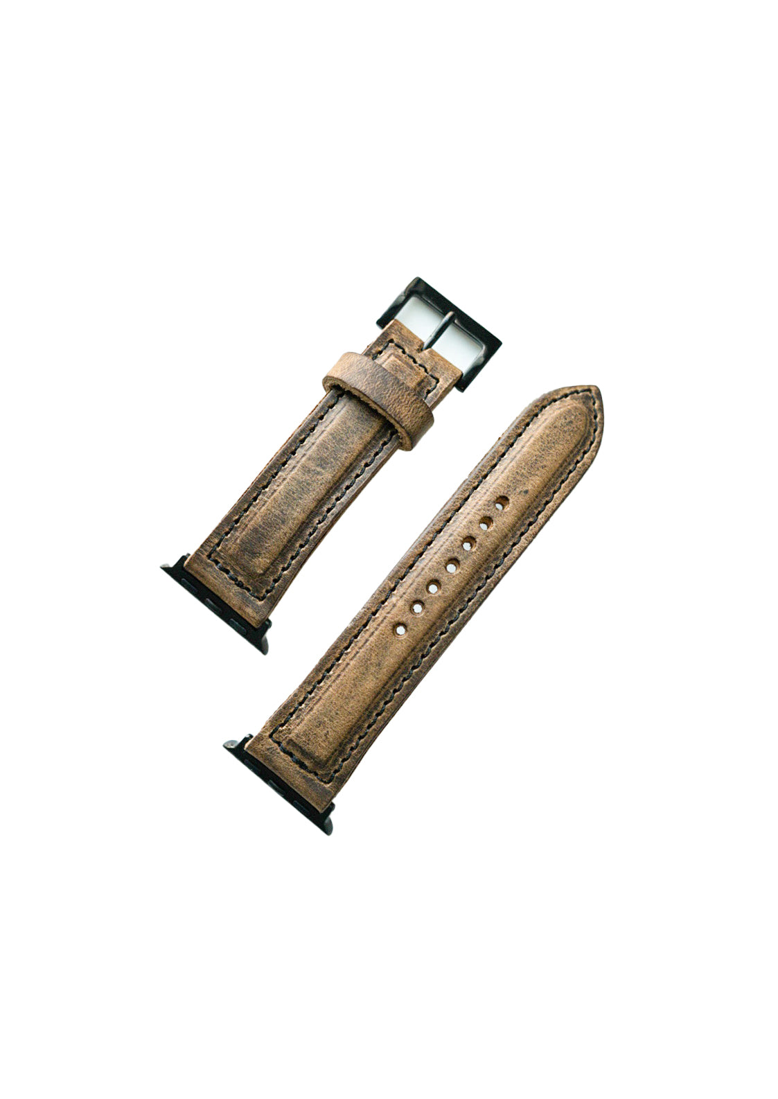Premium Apple Watch Band - Limited Edition Hillbilly Sepia Leather Strap for Apple Watch Series 9/8/7/SE - Stylish & Durable Replacement Wristband for Workout, Office & Casual Wear