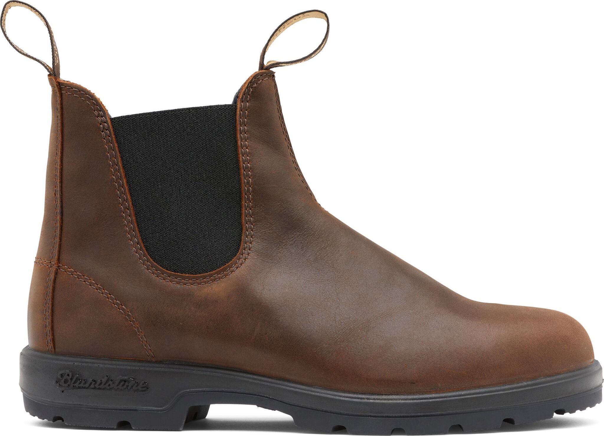 Classic Antique Brown Leather Boots for Men - Vintage Style Work Boots with Comfortable Cushioning | Perfect for Outdoor Hiking, Workwear & Casual Fashion
