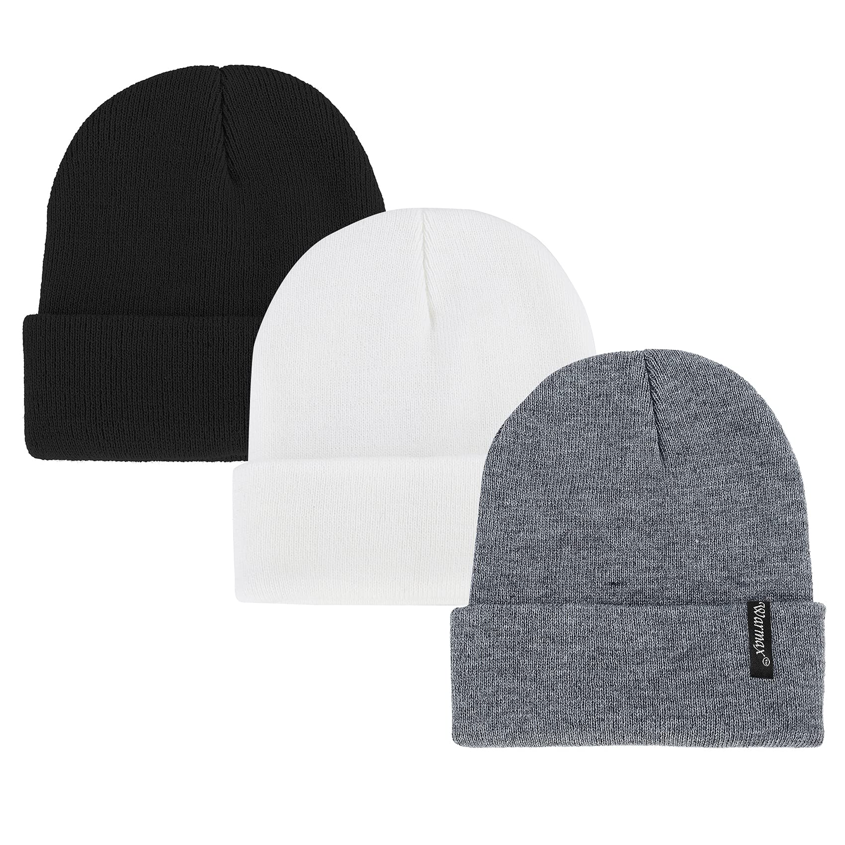 Durio Baby Beanies - Warm Winter Knit Hat for Baby Boys & Toddlers - Soft & Cozy Infant Beanie for Cold Weather - Perfect for Outdoor Play, Snow Days & Winter Adventures