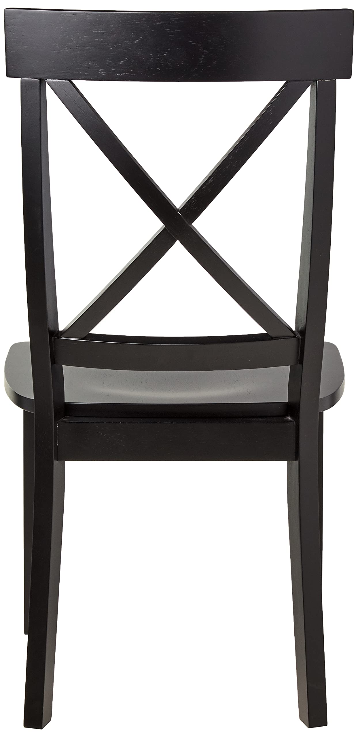 Homestyles Blair Black Dining Chairs Set of 2 - Modern Kitchen & Dining Room Furniture for Home, Restaurant, and Office Use