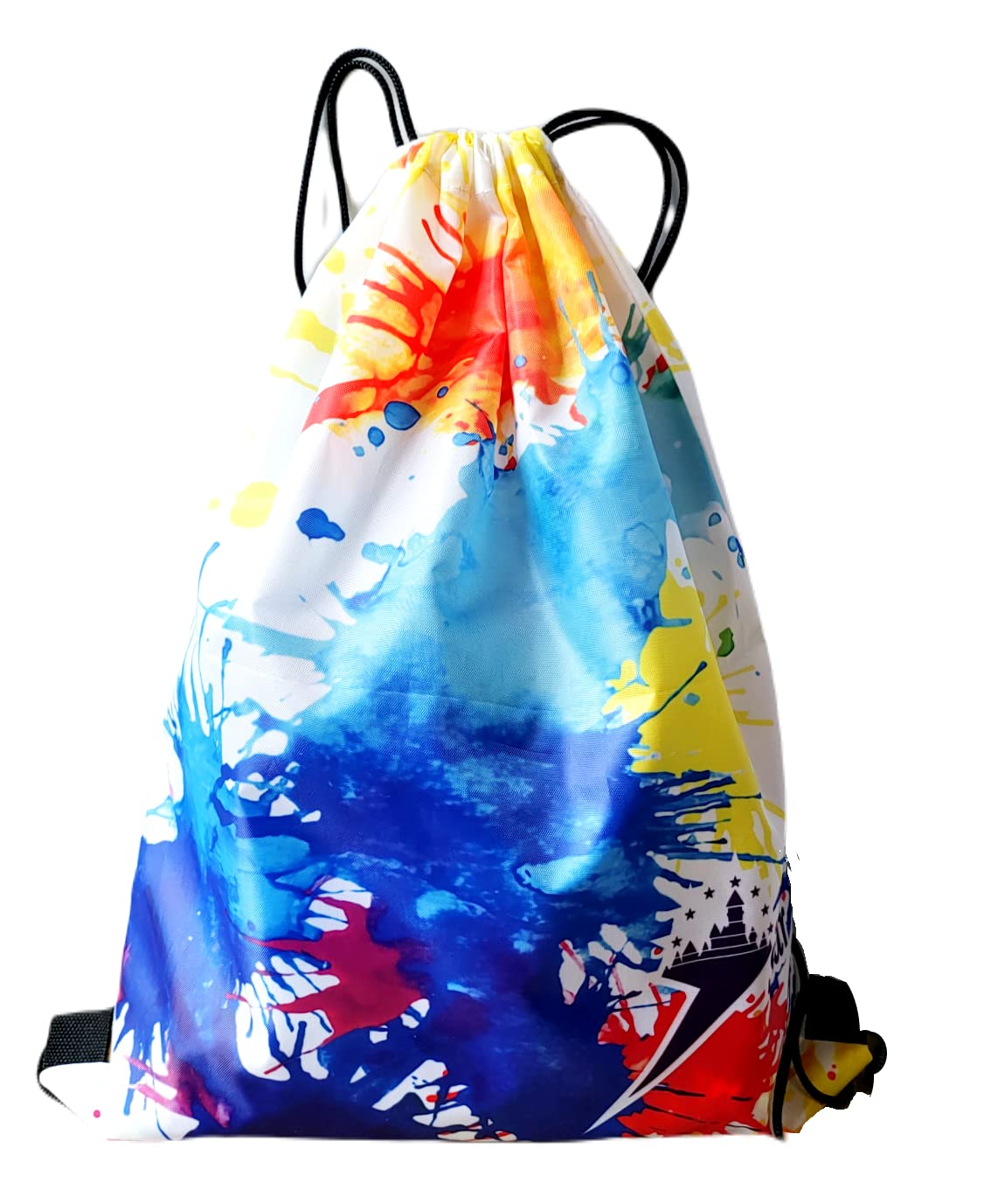 7STAR Mickey and Minnie Mouse Drawstring Backpack 3-Pack - Disney Character Backpacks for Kids, School, Travel & Theme Parks