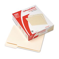 Pendaflex PFX752131 Manila File Folders - Letter Size, 1/3 Cut, 100-Pack for Office, School, Home Organization & Document Storage