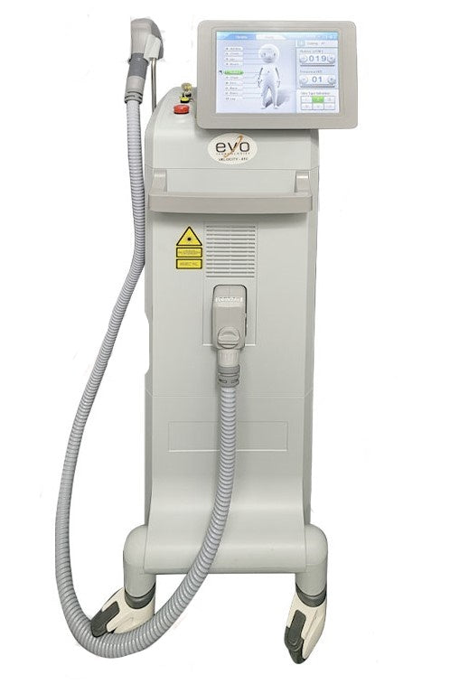 Evo Velocity 810 Diode Laser Hair Removal Machine - Professional High Speed Permanent Hair Remover for Face & Body - Perfect for Home Use & Salon Treatments