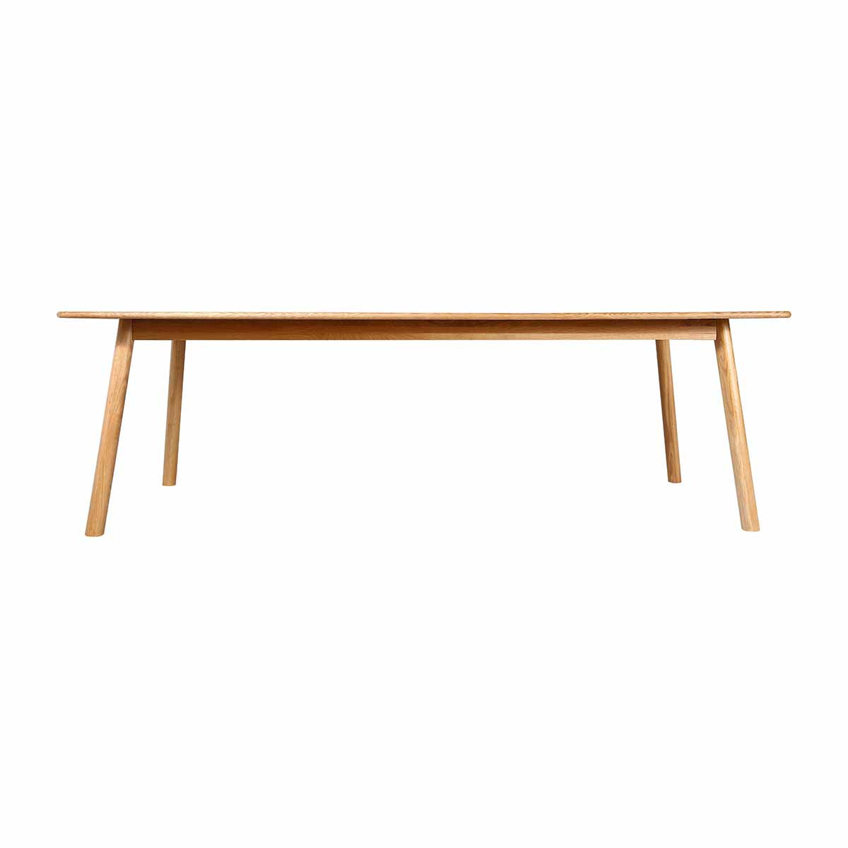 Premium Oak Rectangle Dining Table - Solid Wood Modern Scandinavian Design for Home, Kitchen, and Dining Room - Perfect for Family Gatherings & Dinner Parties