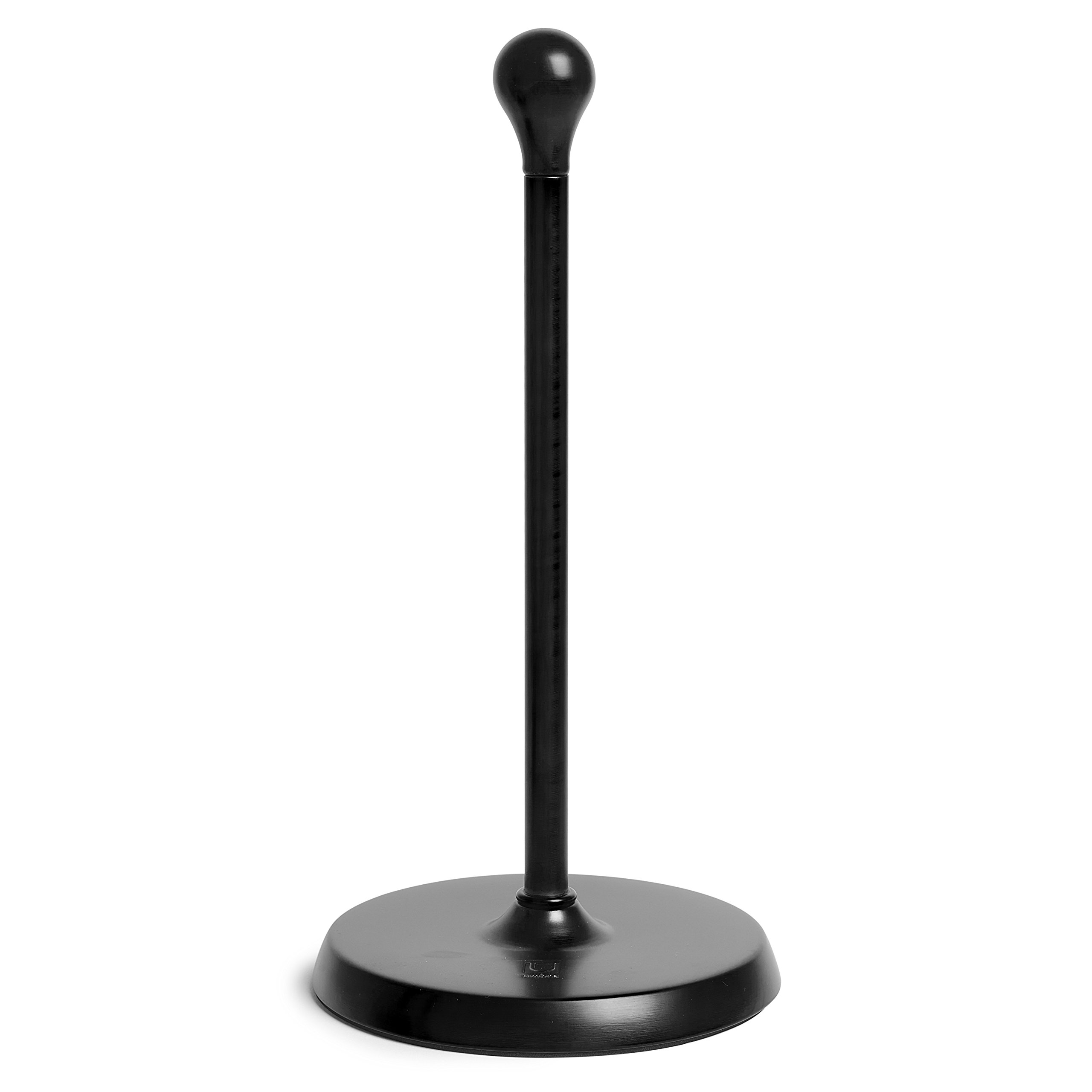 Umbra Dewdrop Modern Paper Towel Holder in Black - Stylish Kitchen & Bathroom Organizer for Easy Access