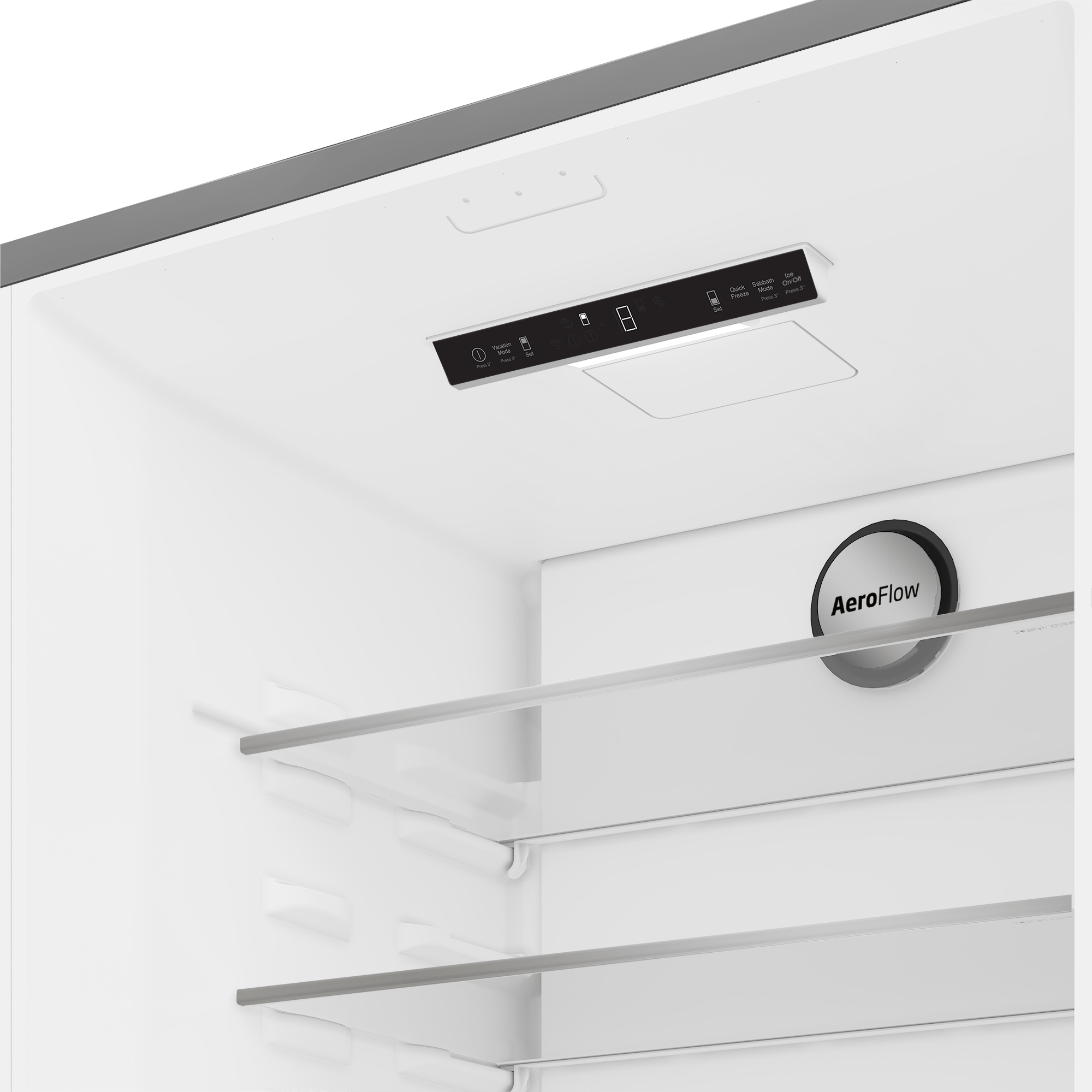 Beko BFBF30216SSIML 30-Inch Stainless Steel Bottom Freezer Refrigerator - Energy Efficient, Spacious for Kitchen & Home Storage