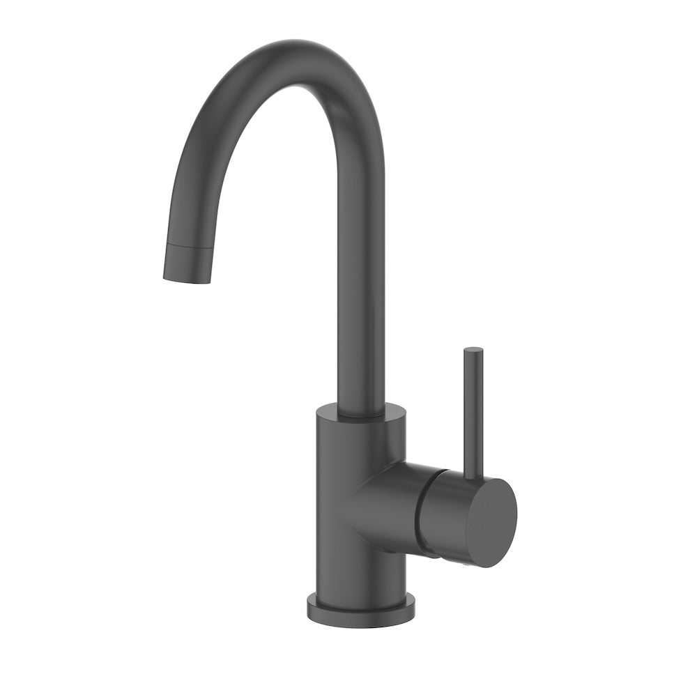 ZLINE Renoir Single Handle Matte Black Kitchen Faucet - Modern Pull-Down Sprayer for Sink, Brushed Nickel Finish (REN KF MB) - Perfect for Farmhouse, Industrial & Contemporary Kitchen Designs