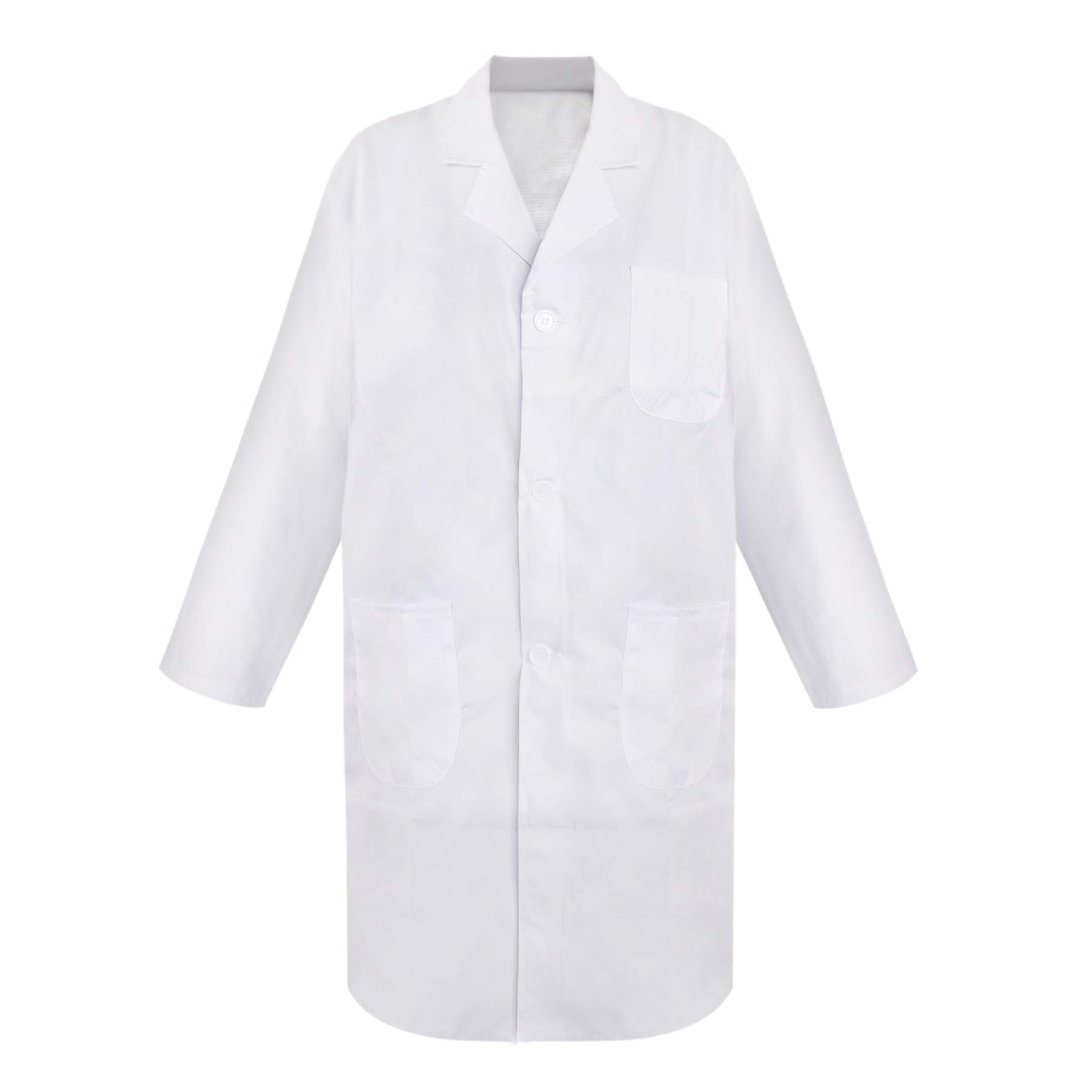 TopTie Unisex Scrubs Lab Coat - Professional Doctor Uniform Workwear with Long Sleeves for Medical Staff, Nurses & Healthcare Workers - Perfect for Hospitals, Clinics & Labs