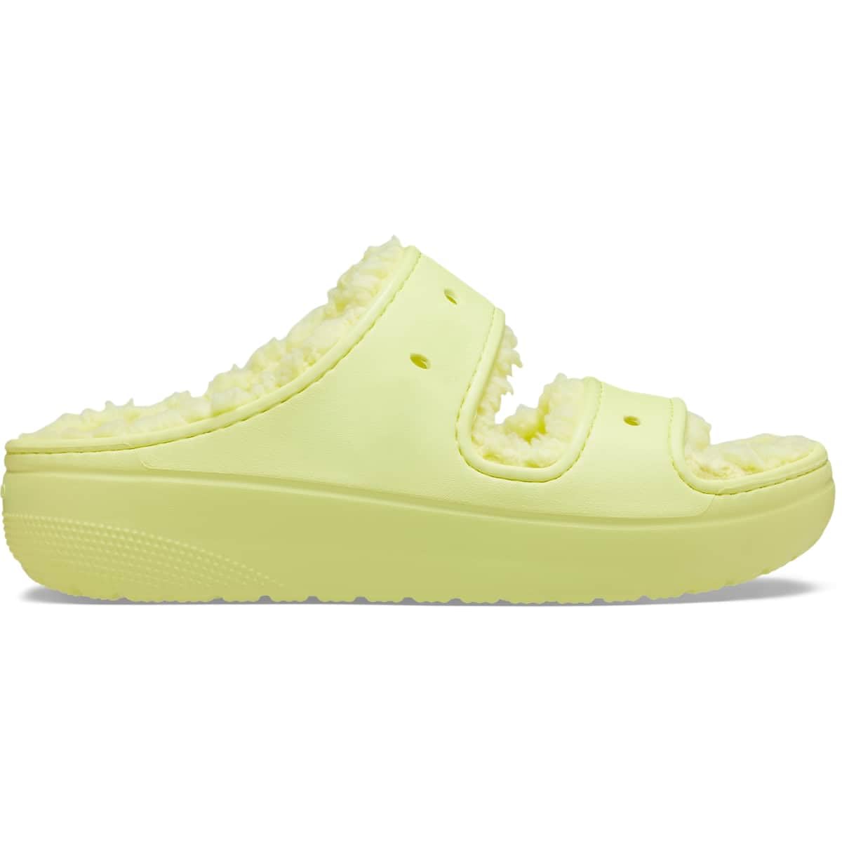 Crocs Unisex-Adult Classic Cozzzy Platform Sandals - Fuzzy Comfort Slides for Men & Women | Perfect for Indoor Lounging, Outdoor Errands & Cozy Home Wear