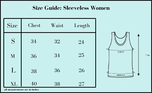 Women's Dumbbell Printed Sleeveless Tank Tops - Cotton Gym & Workout Shirts for Fitness - Stylish Quote Design for Women and Girls | Perfect for Gym, Yoga, Running and Casual Wear