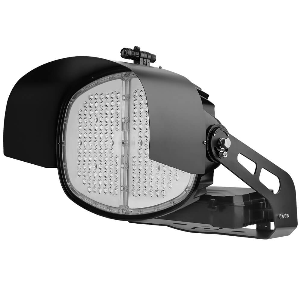 Konlite VEGA Premium 600W LED Stadium Light - 95,000 Lumens, 5700K Daylight White, 200-480V, Equivalent to 1500W Metal Halide - 10 Year Warranty - Perfect for Outdoor Sports Fields, Arenas, Parking Lots & Large Area Lighting