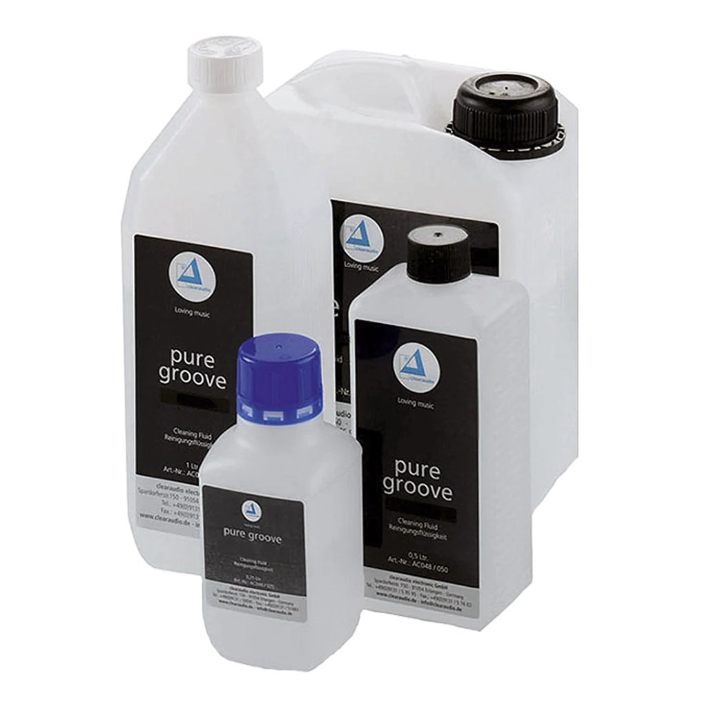 Clearaudio Pure Groove Zero Record Cleaning Fluid - Vinyl LP Record Cleaner Solution for Audiophiles - Perfect for Vinyl Collection Maintenance & Hi-Fi System Care