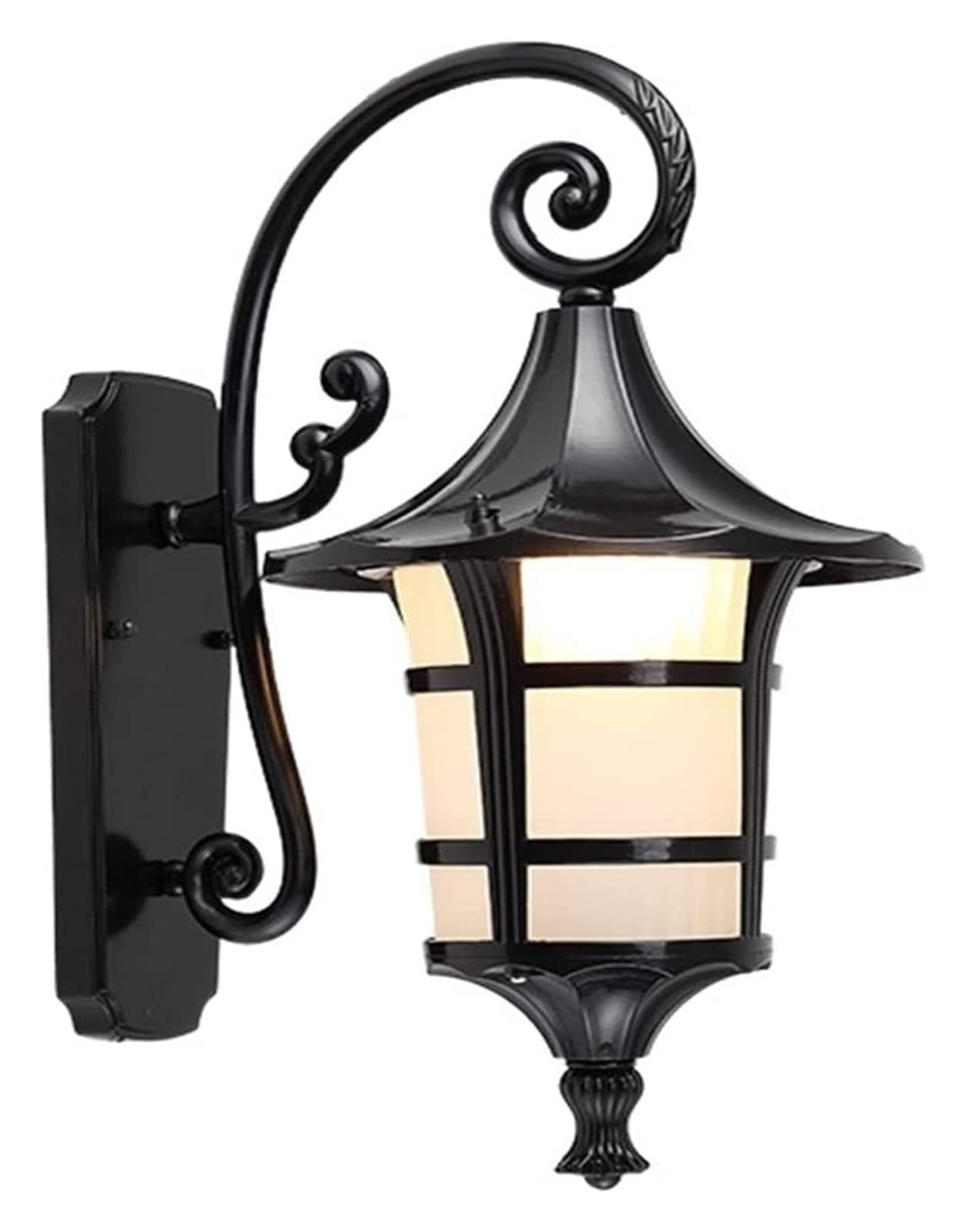 Vintage Aluminum Alloy E27 Outdoor Wall Lamp - Waterproof Porch Light Fixture for Garden, Villa & Entrance - Indoor/Outdoor Wall Sconce with Vintage Art Decoration | Perfect for Patio, Deck, Pathway & Exterior Lighting
