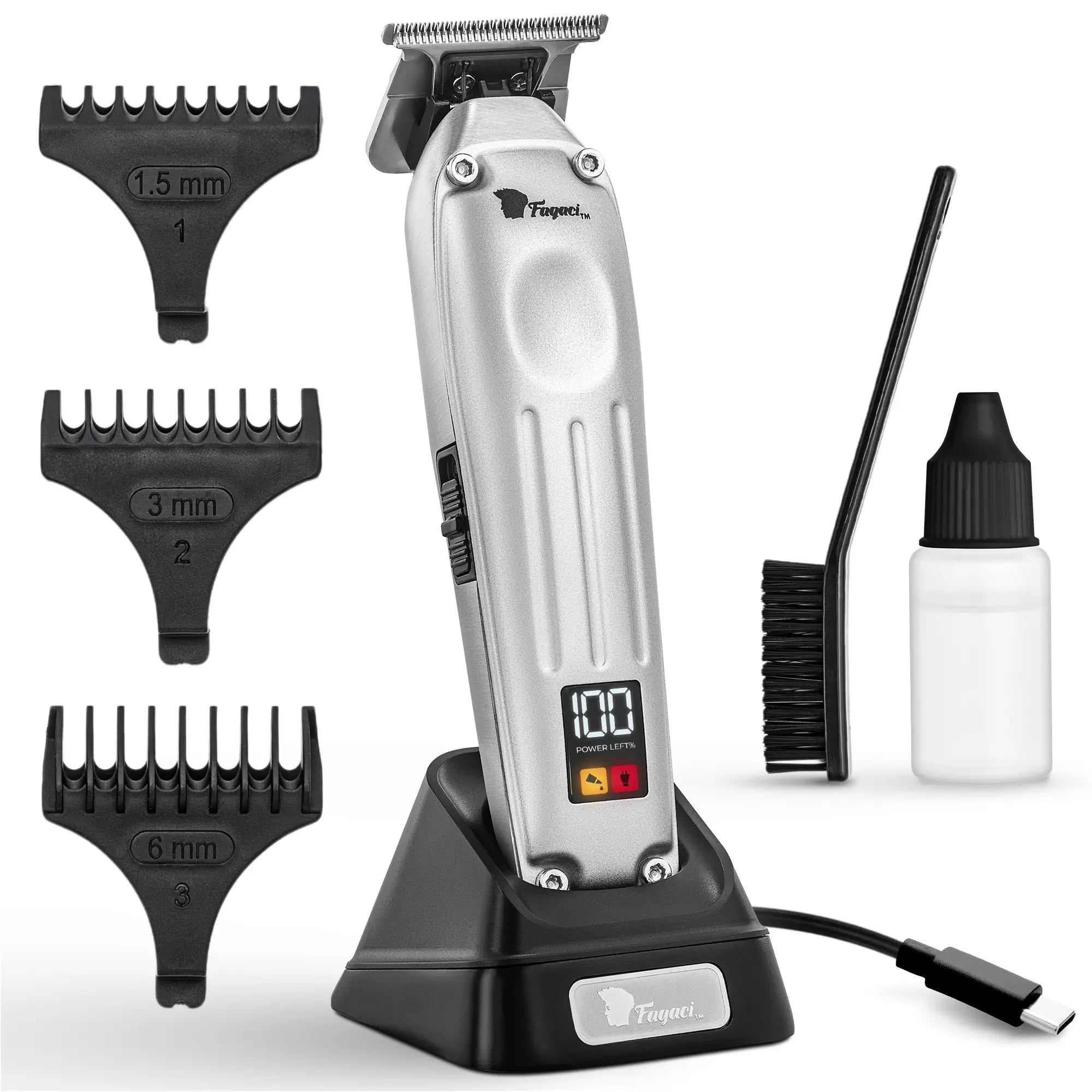 Fusion Trimmer - Professional Hair Clipper for Men & Women | Cordless & Rechargeable | Perfect for Home Haircuts, Beard Trimming & Grooming | Salon-Quality Precision & Comfort