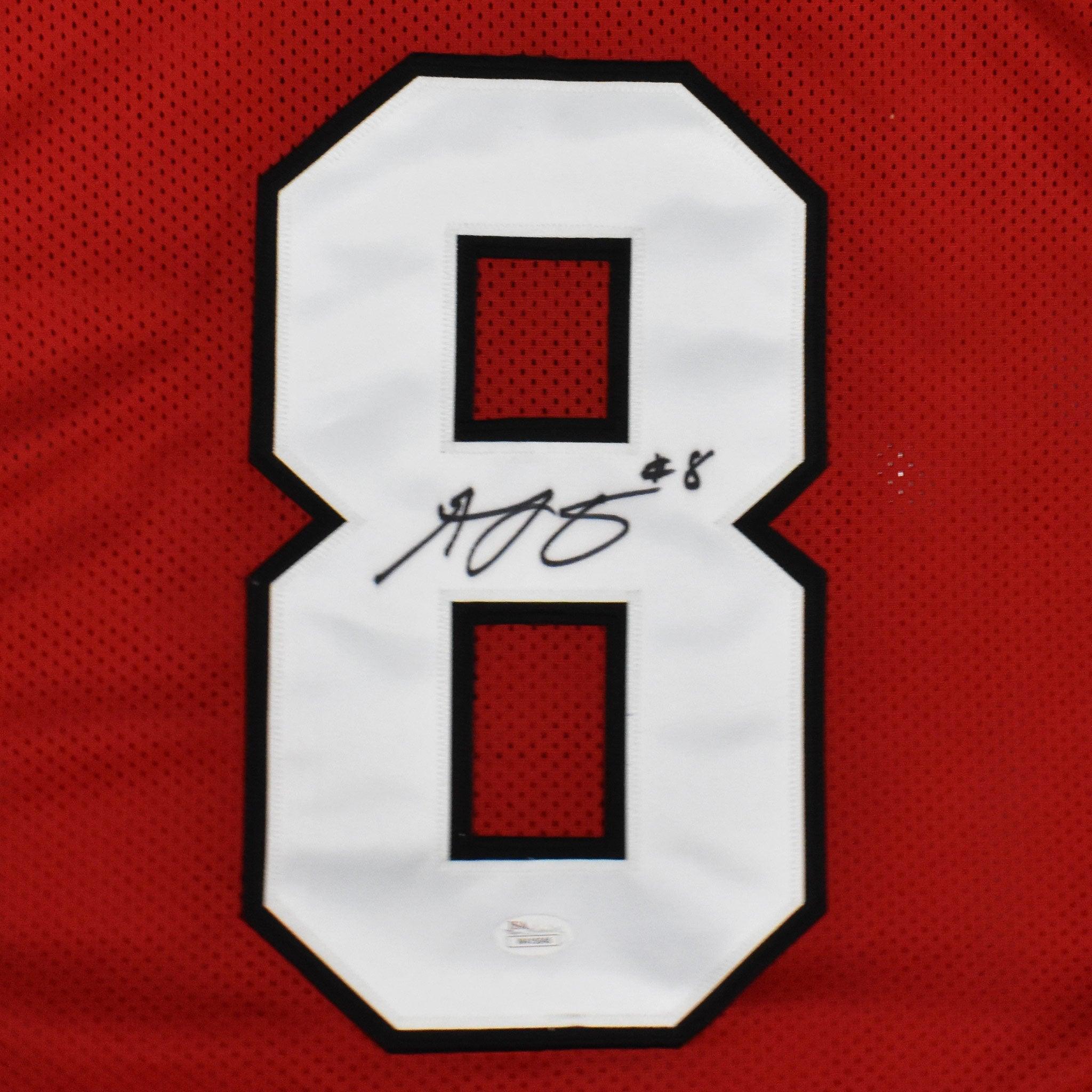 AJ Green Autographed Georgia Bulldogs Red Football Jersey with JSA Certificate - Perfect for Collectors, Fans, and Sports Memorabilia Displays