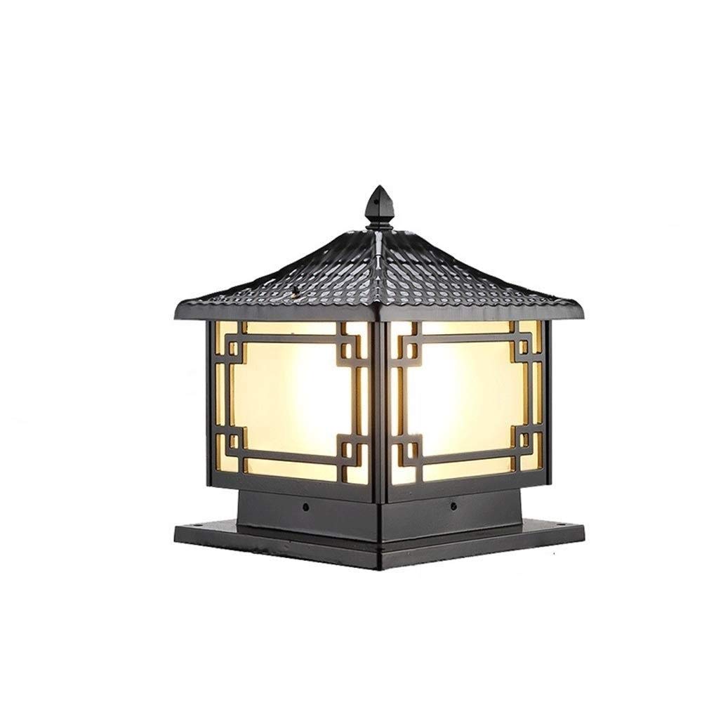 GUOCC European Style Garden Balcony Lawn Street Light - Luxury Outdoor Landscape Lighting with E27 Socket, Aluminum & Glass, IP55 Waterproof - Perfect for Villa Entrances, Parks, and Square Decorations