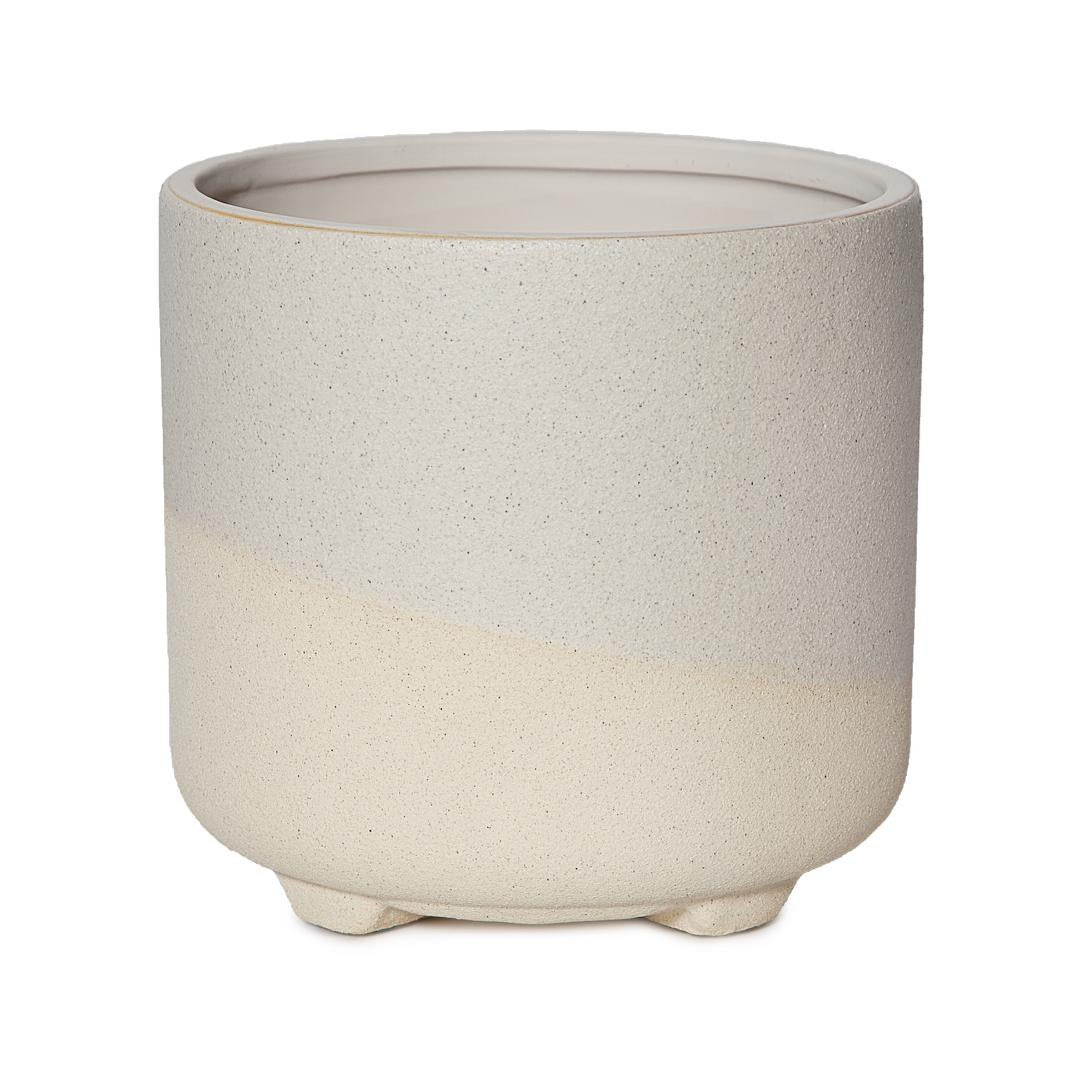 Mya Footed Cover Pot - Elegant Plant Pot with Drainage Holes for Indoor & Outdoor Plants - Perfect for Home Decor, Garden, and Office Spaces
