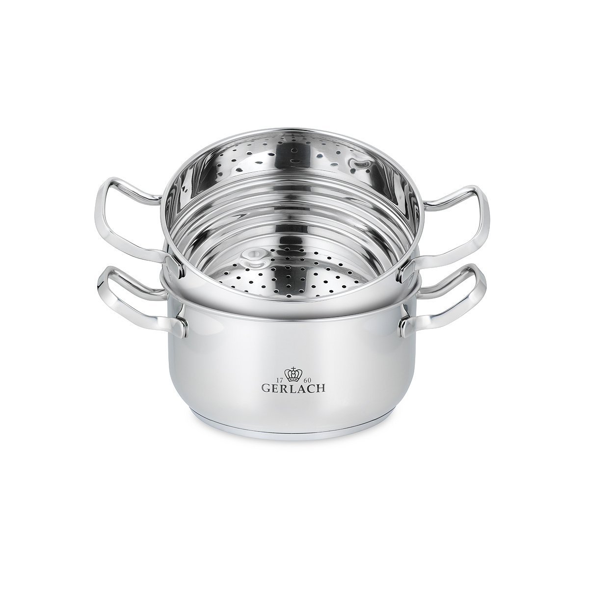9-Piece Stainless Steel Cookware Set - 24cm Pots & Pans for Professional & Home Cooking - Perfect for Boiling, Frying & Meal Prep