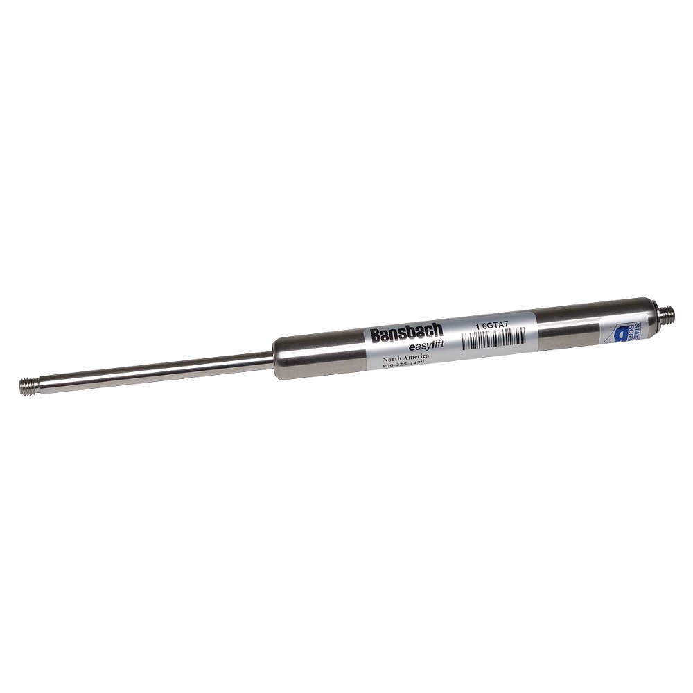 Stainless Steel Gas Spring 300 lbs Force - Heavy Duty Lift Support for Automotive, Furniture, and Industrial Applications