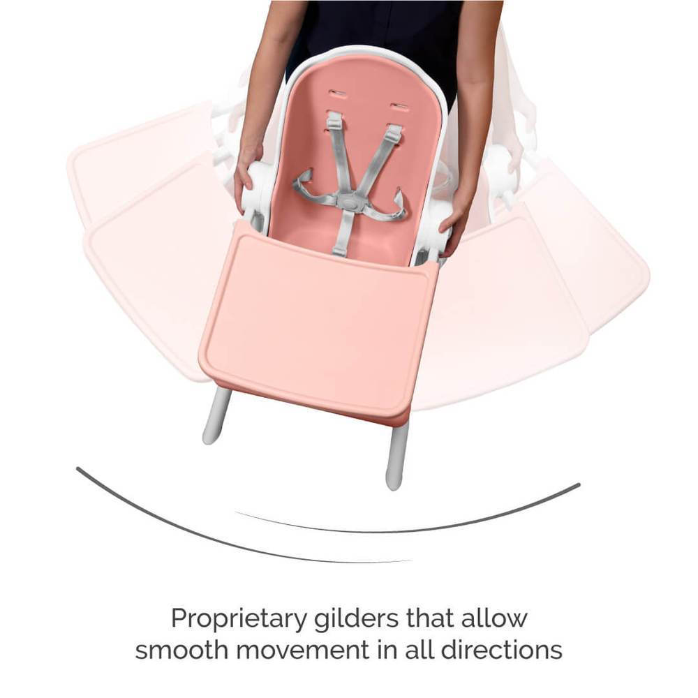 Oribel Cocoon Z Glider High Chair - Modern Baby Feeding Chair with Adjustable Height & Recline | Perfect for Dining, Weaning & Playtime at Home