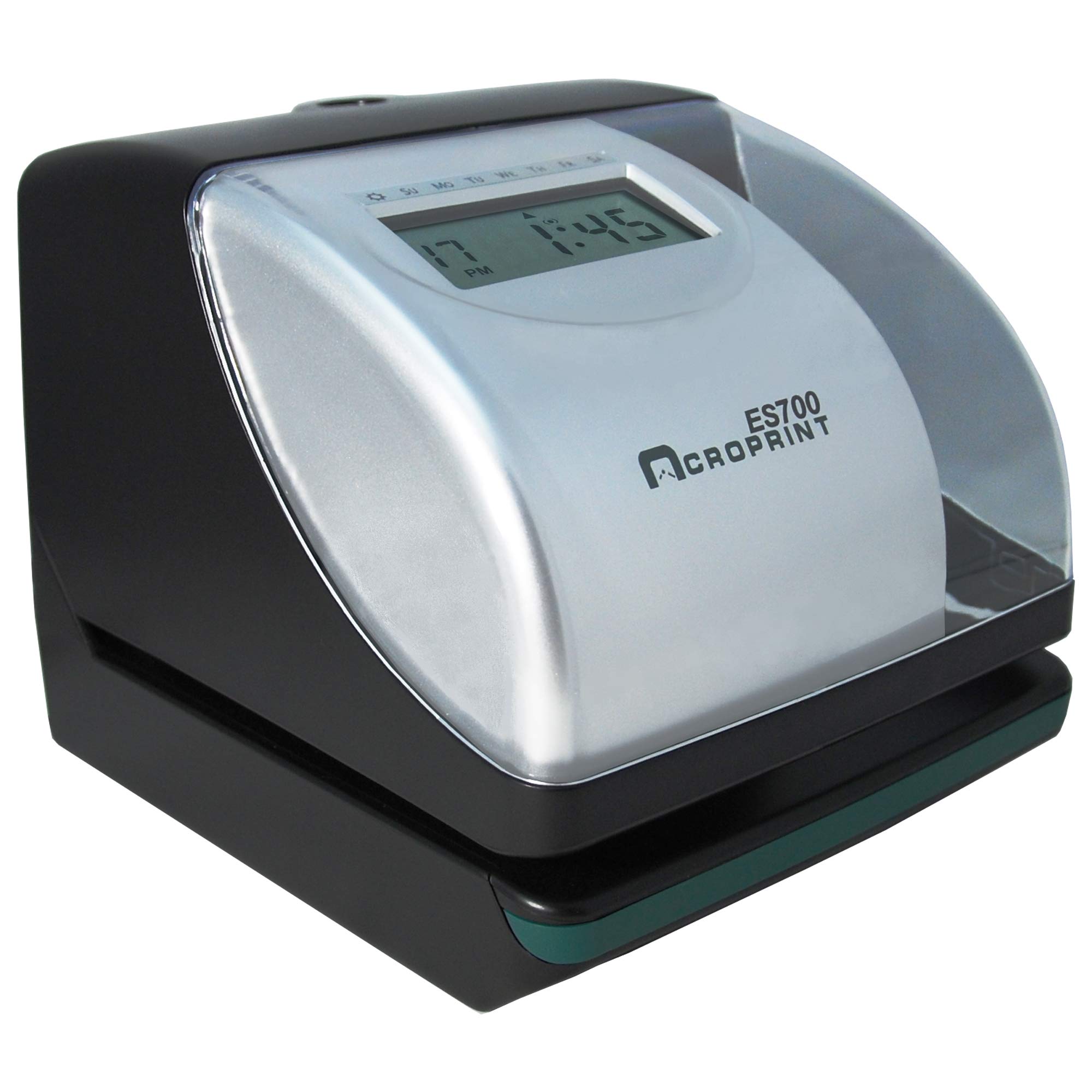 Acroprint ES700 Electronic Time Recorder with Battery Backup - 12/24 Hour Format, Left/Right-Hand Card Slot - Perfect for Offices, Schools & Small Businesses (Model 01-0182-000)